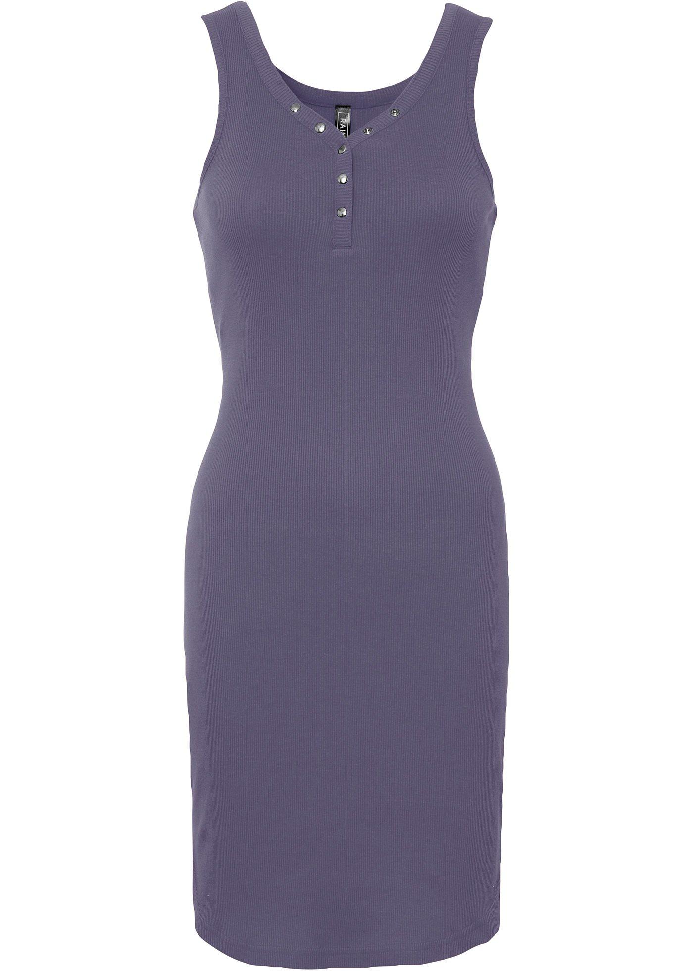 Robe côtelée avec boutons