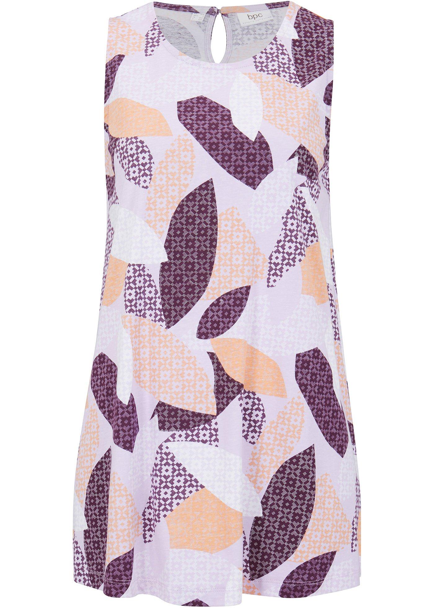 Top coton, coupe trapèze