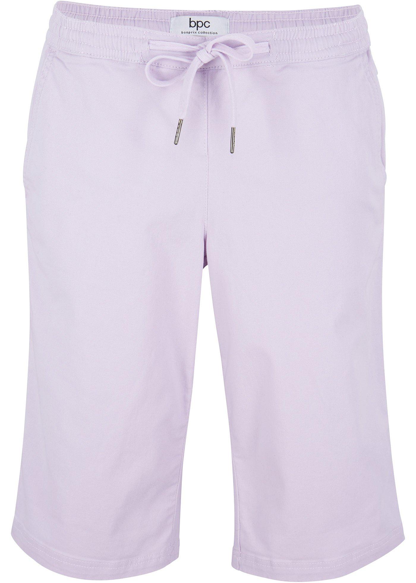 Bermuda coton à empiècement taille confortable