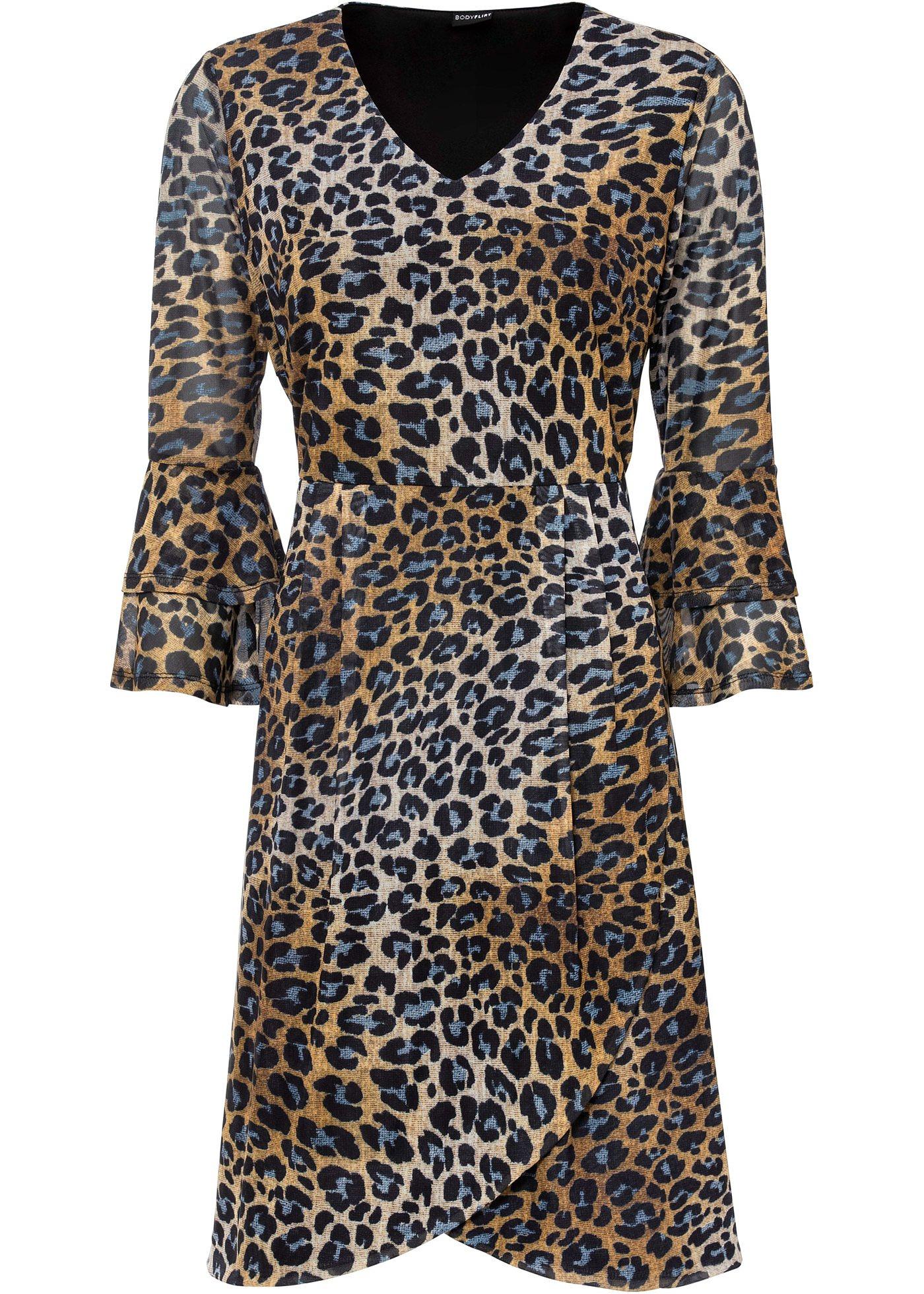 Robe à motif léopard