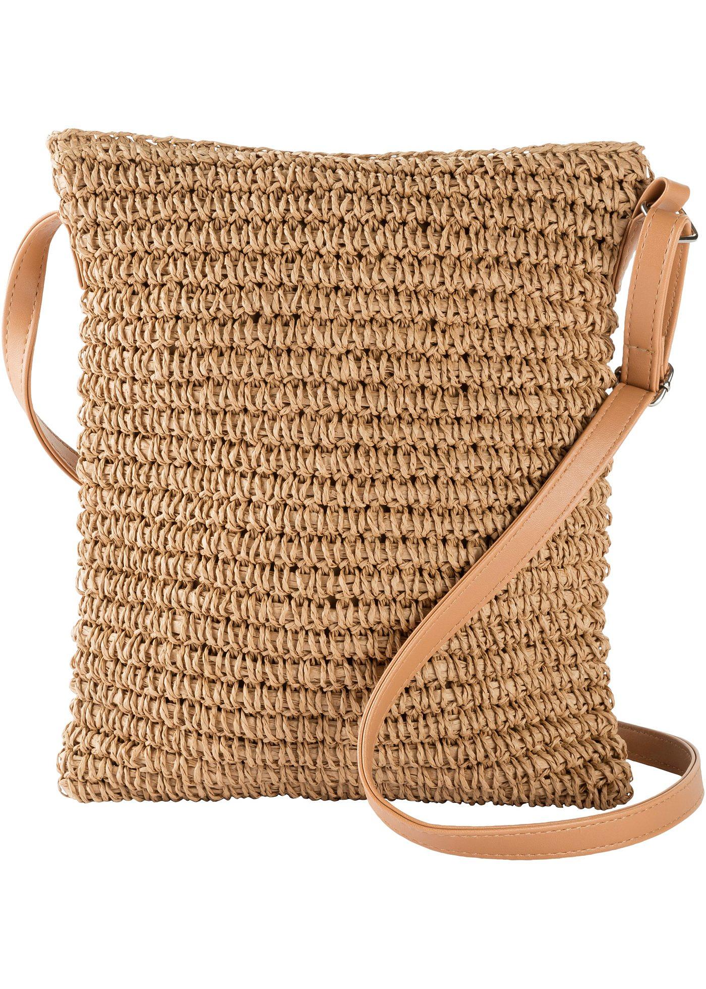 Sac à bandoulière en paille