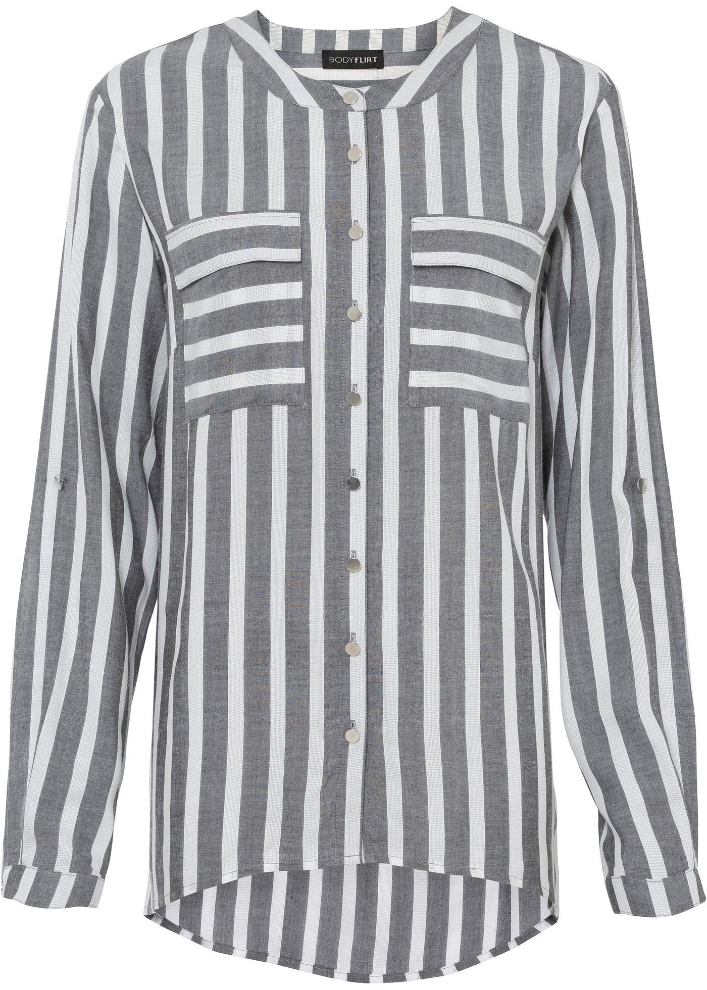 Chemisier long à rayures