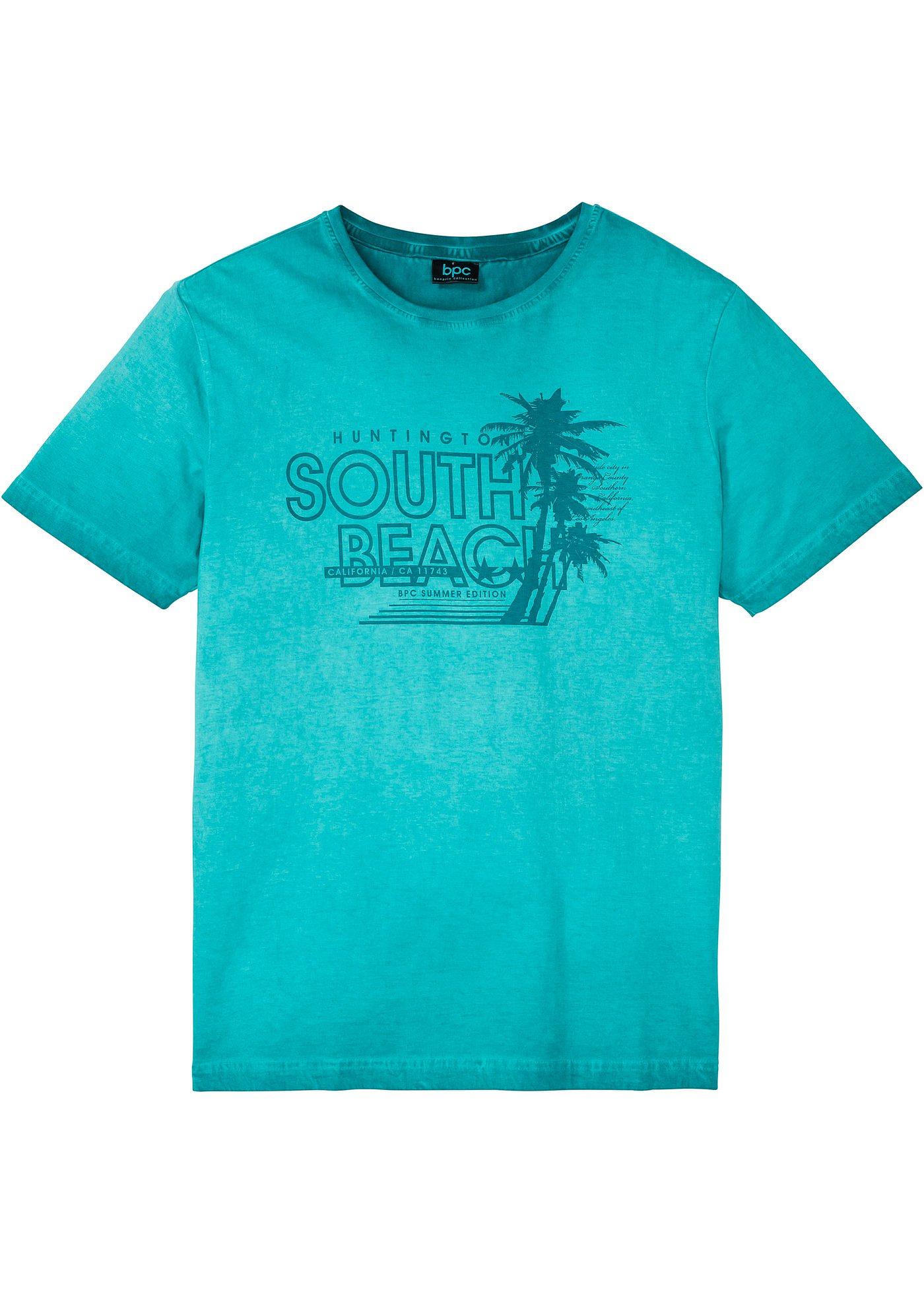 T-shirt avec effet délavé