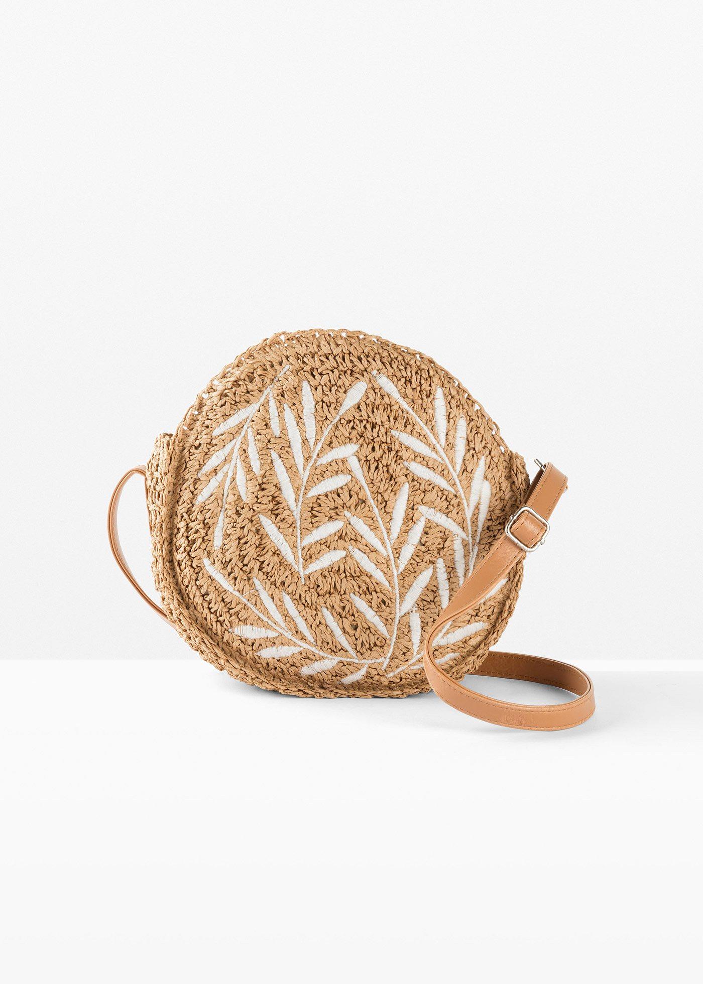 Sac à bandoulière en paille