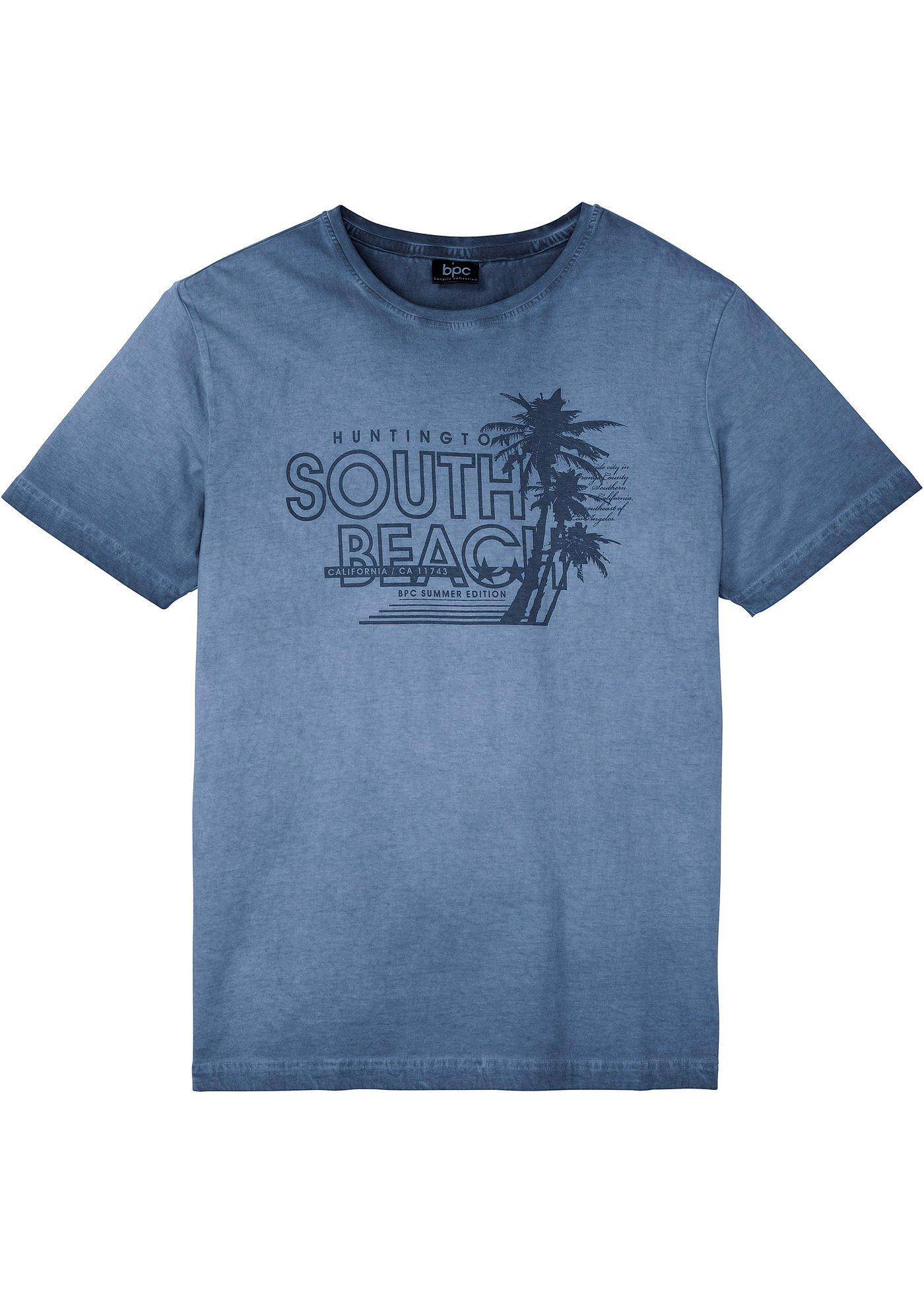 T-shirt avec effet délavé