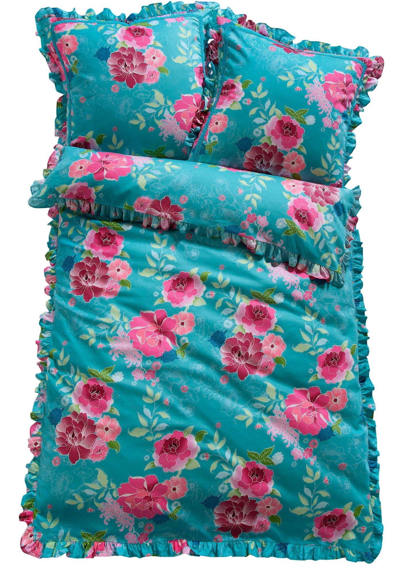 Parure de lit avec ruchés