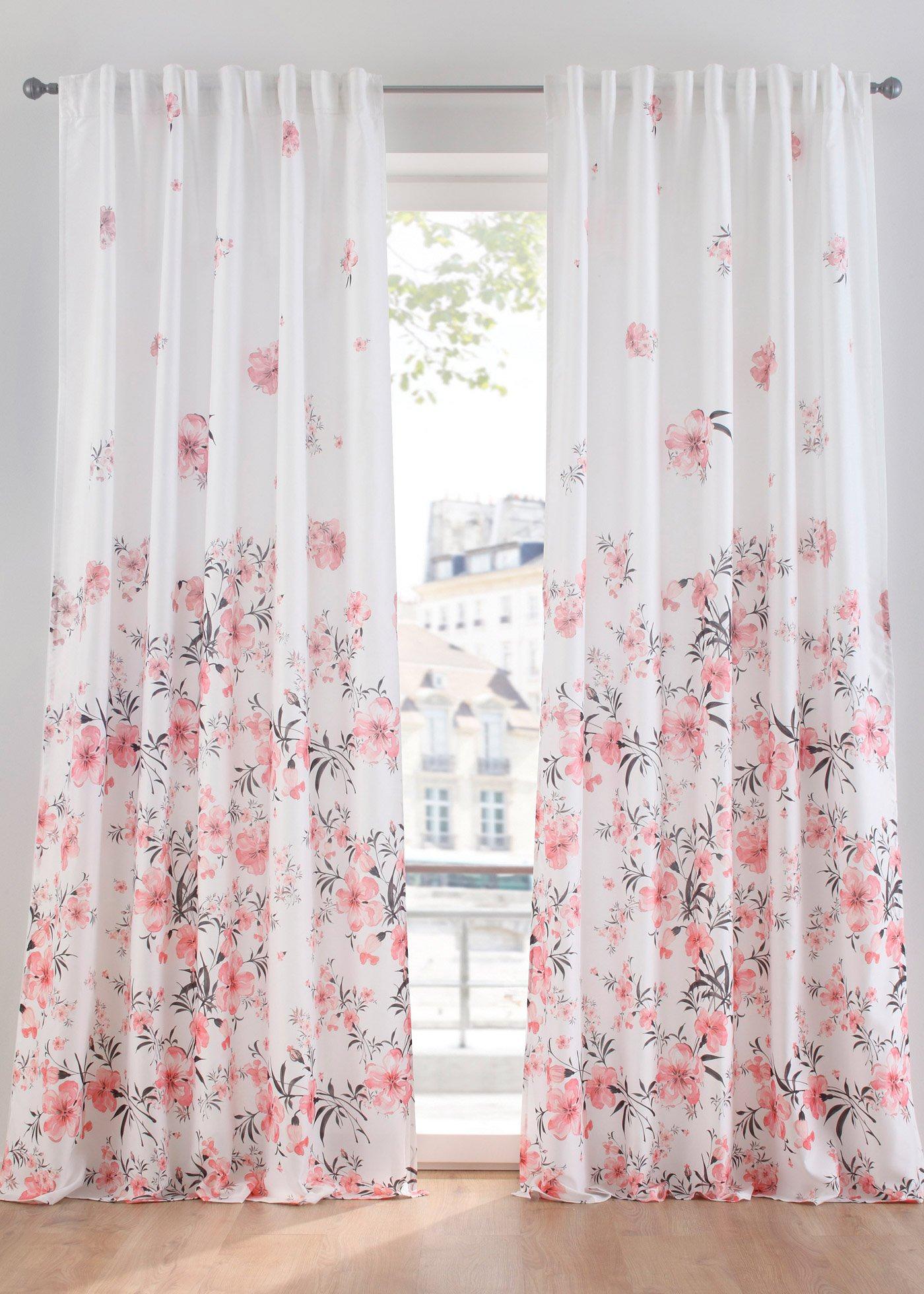 Panneau microfibre imprimé floral (1 pce.)