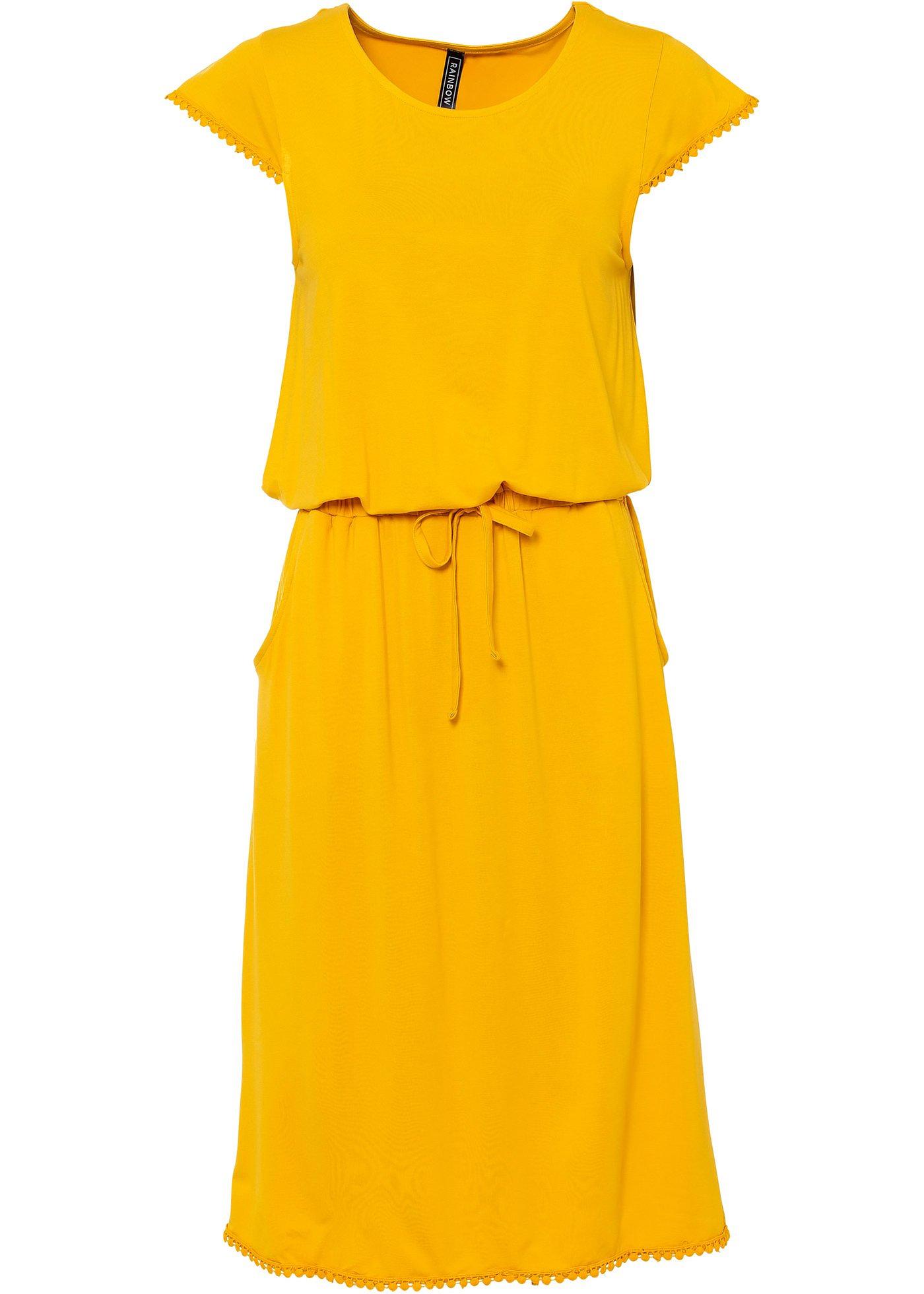 Robe midi en jersey en viscose durable