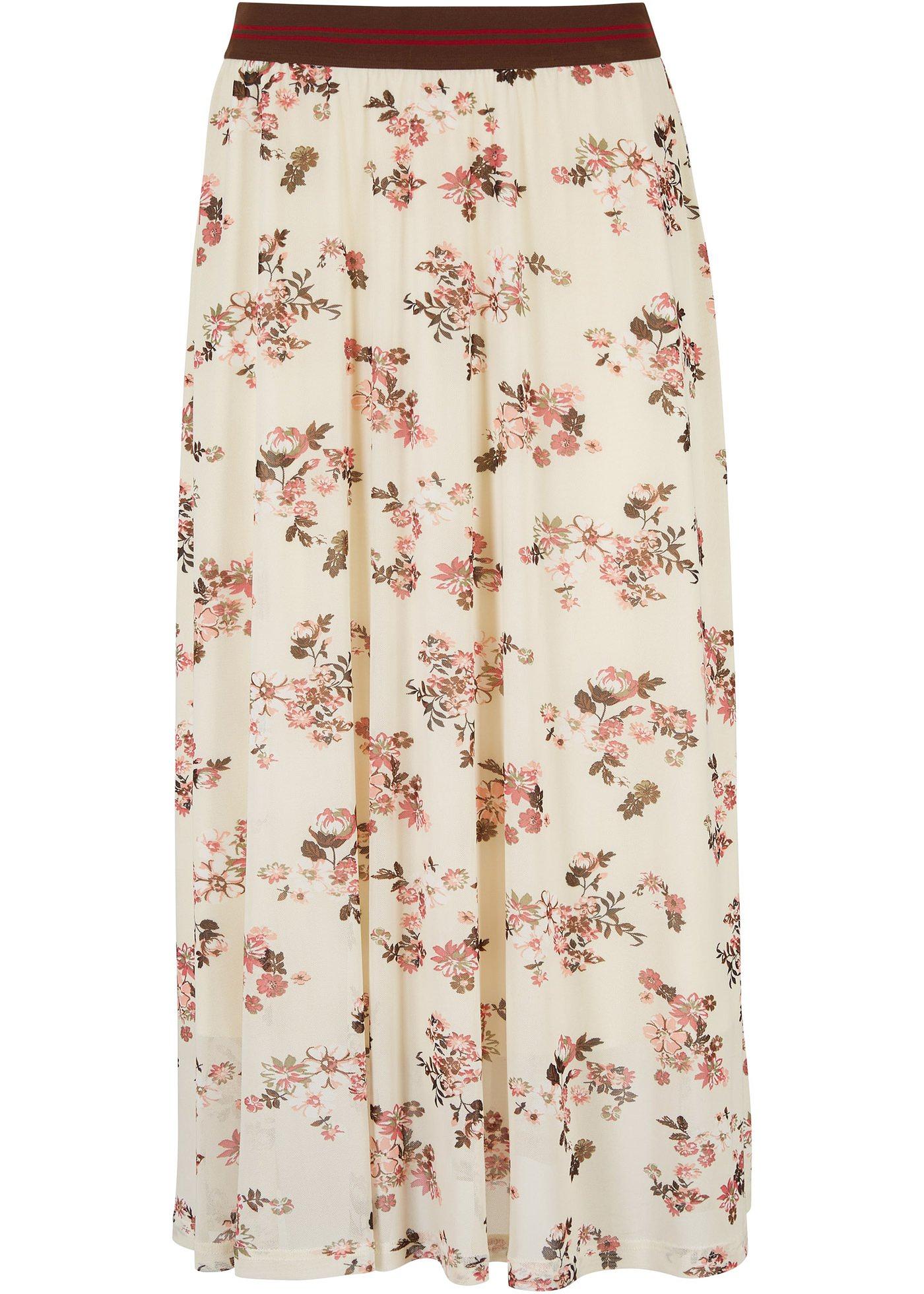 Jupe en mesh à taille élastiquée