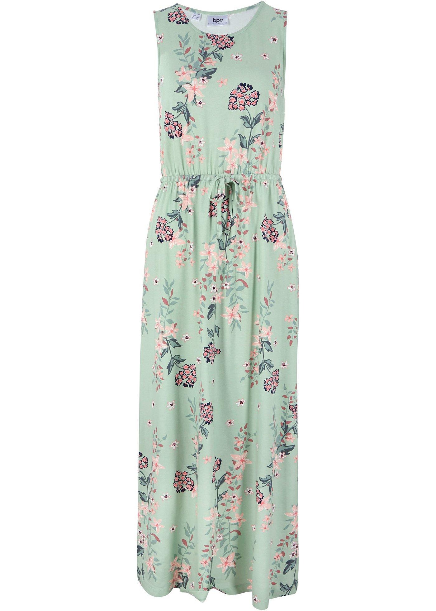 Robe longue à fleurs