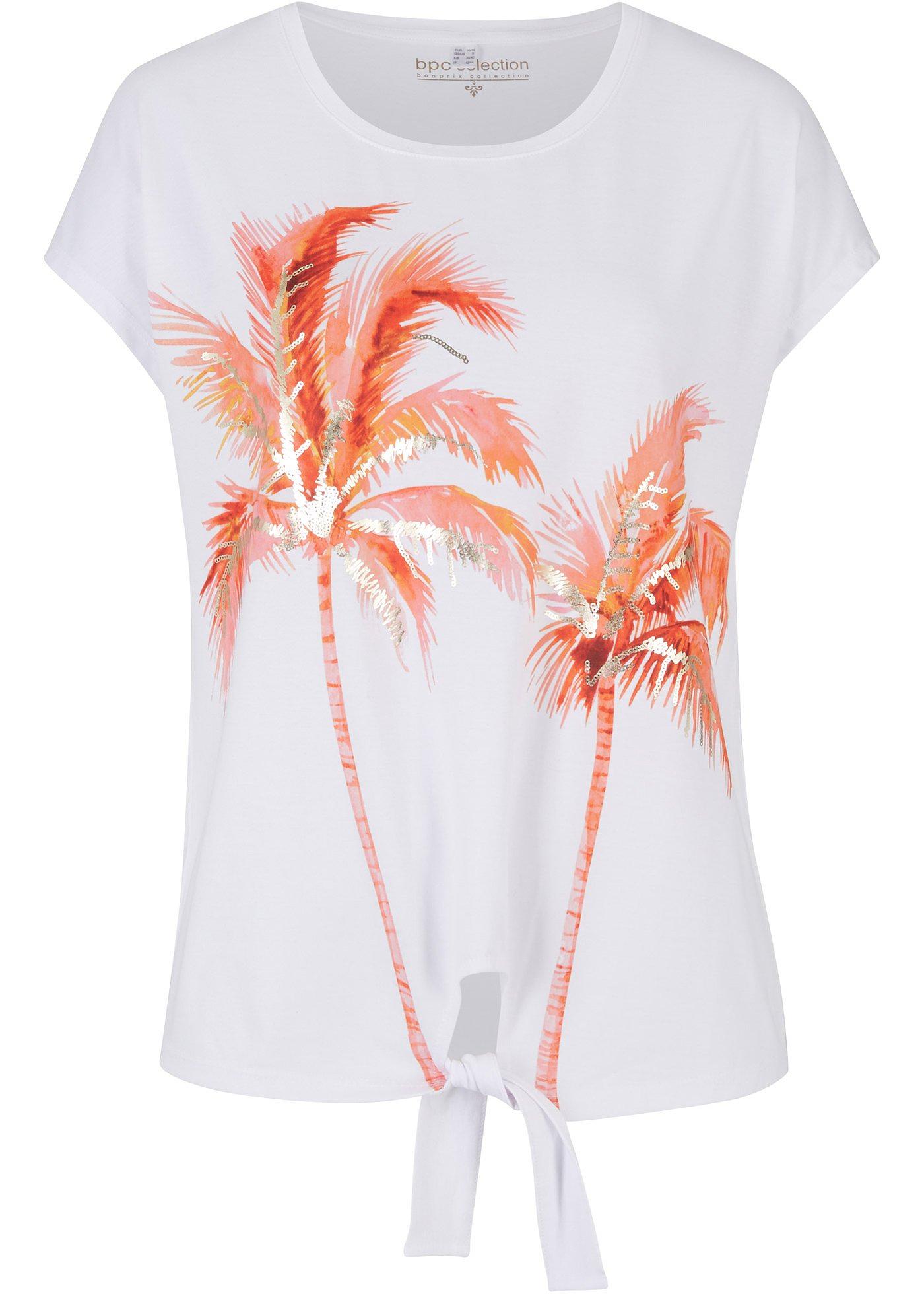 T-shirt noué avec viscose durable