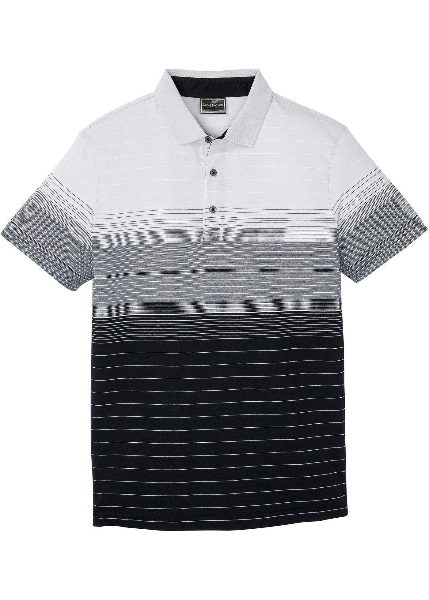 Polo à dégradé de couleur, manches courtes