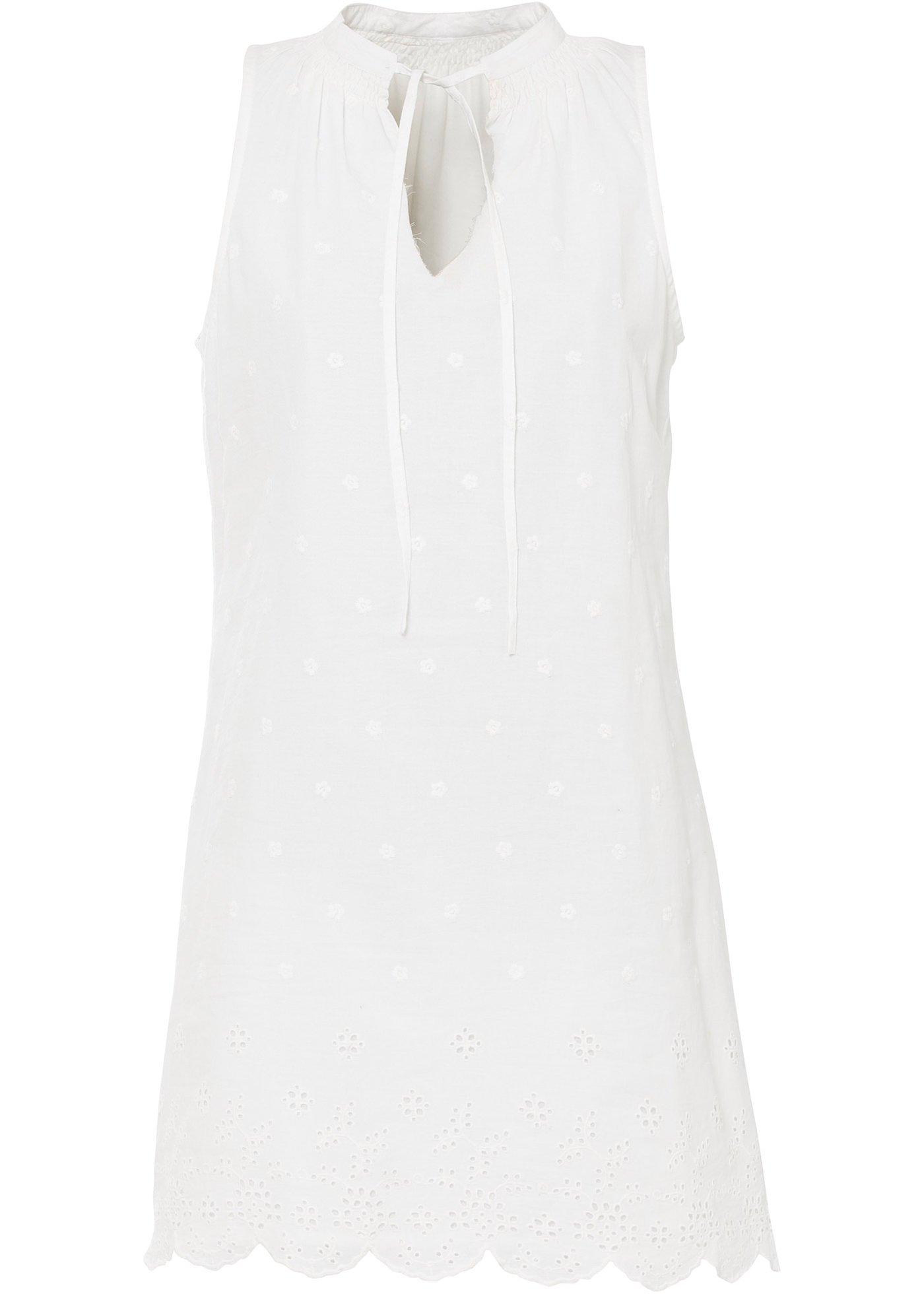 Robe à broderie ajourée