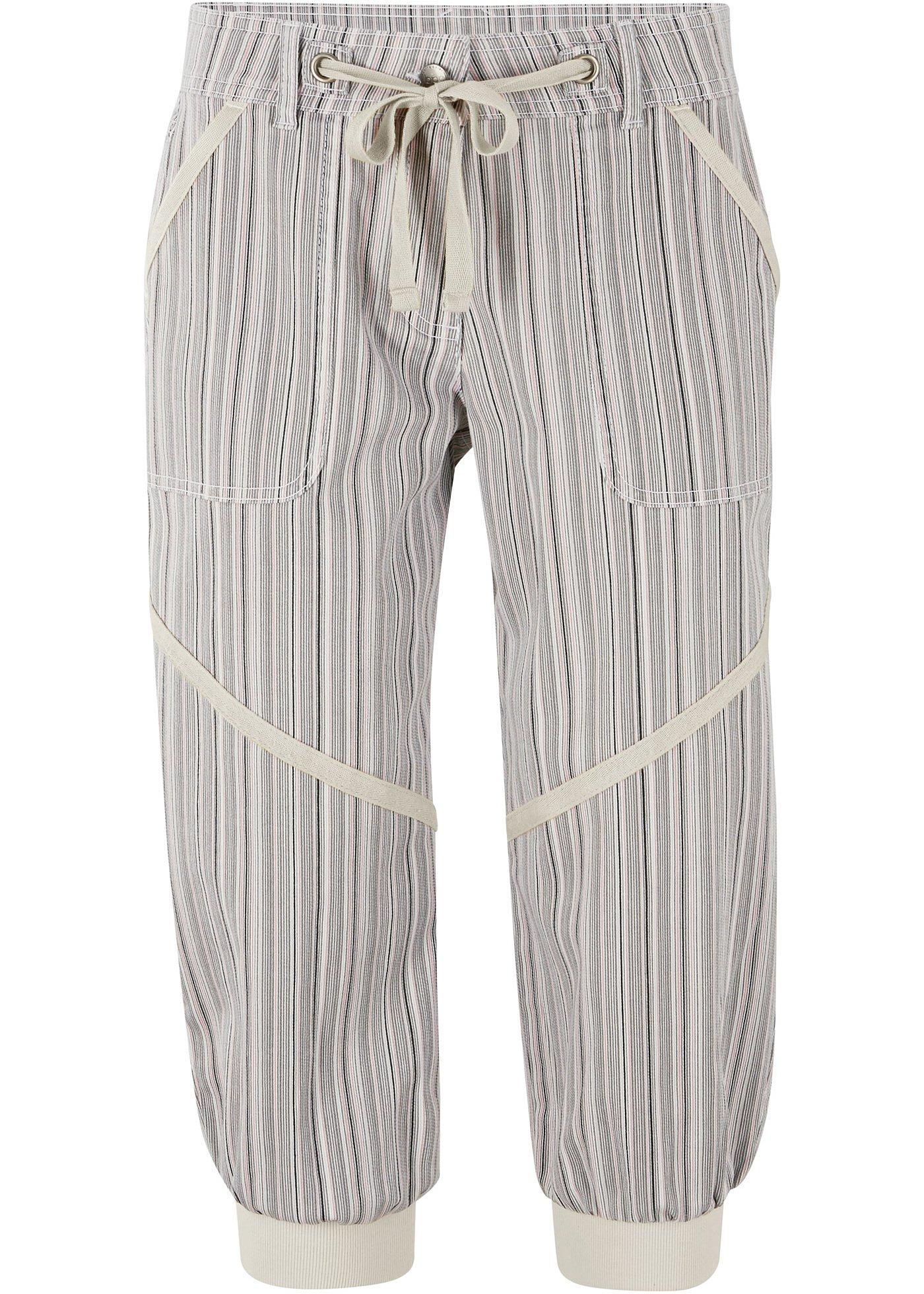 Pantalon twill 3/4 avec taille confortable