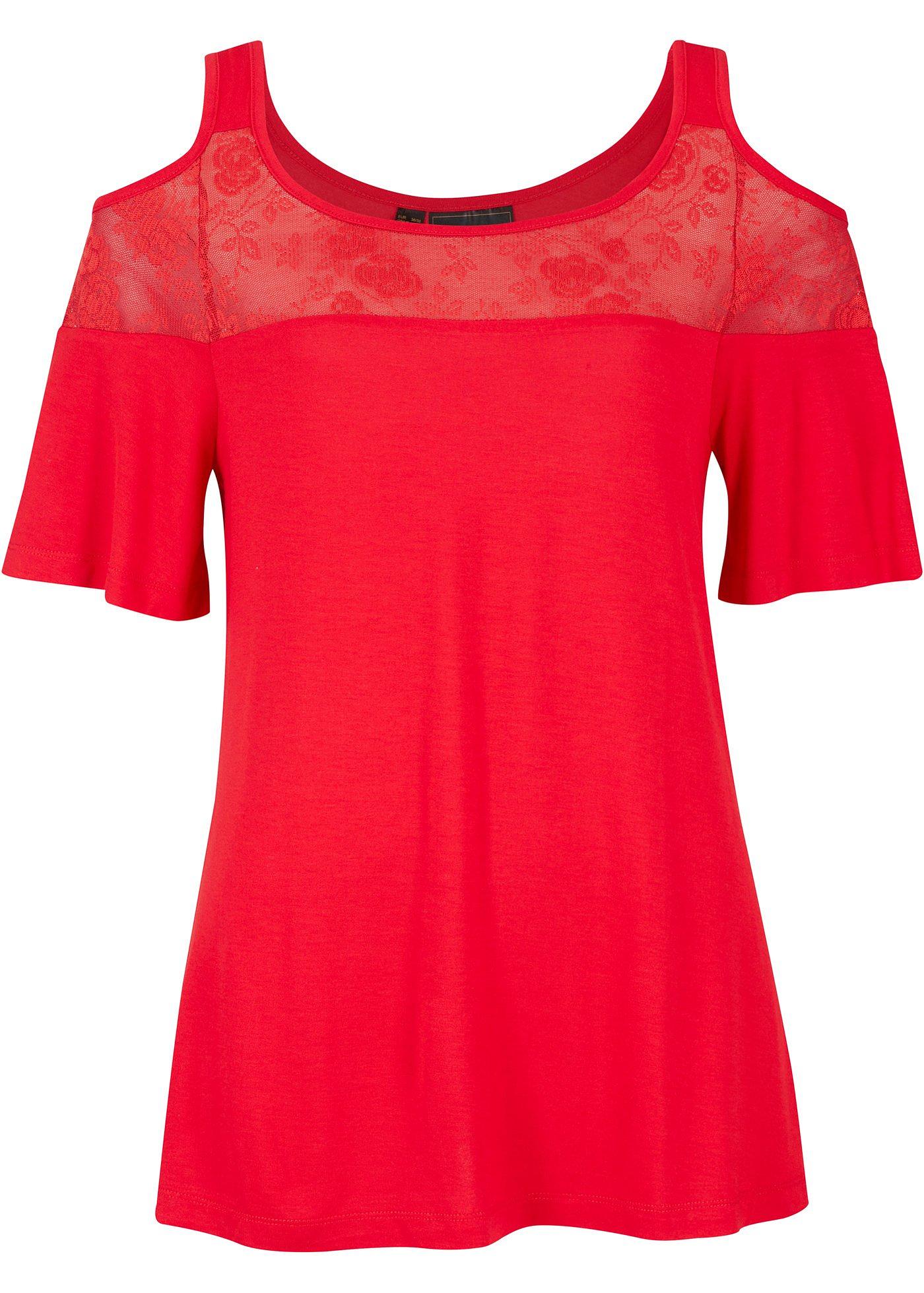 Tunique en jersey avec dentelle avec viscose durable