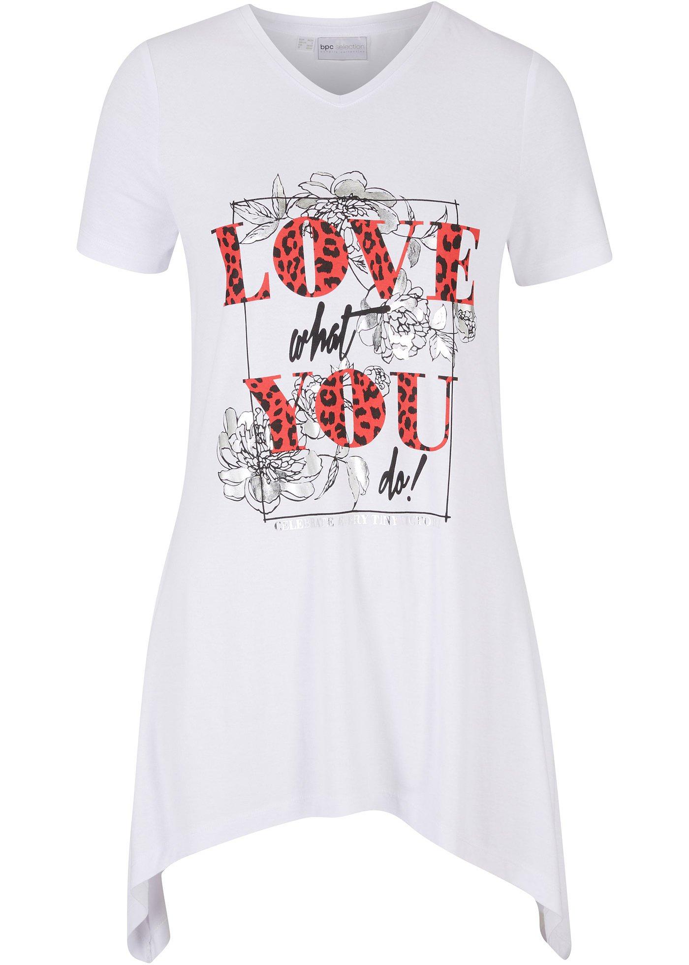 T-shirt long avec viscose durable