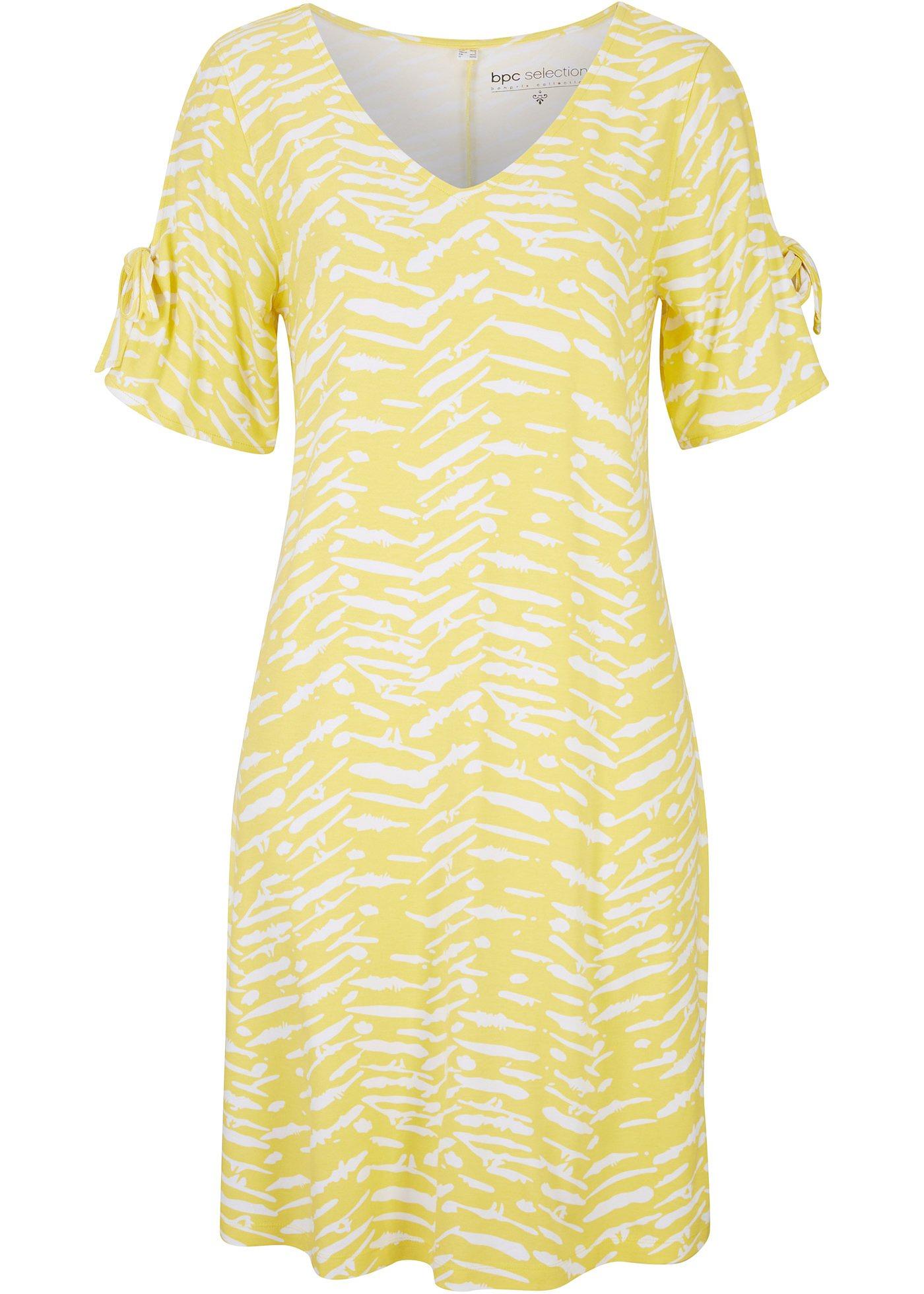 Robe matière T-shirt en viscose durable