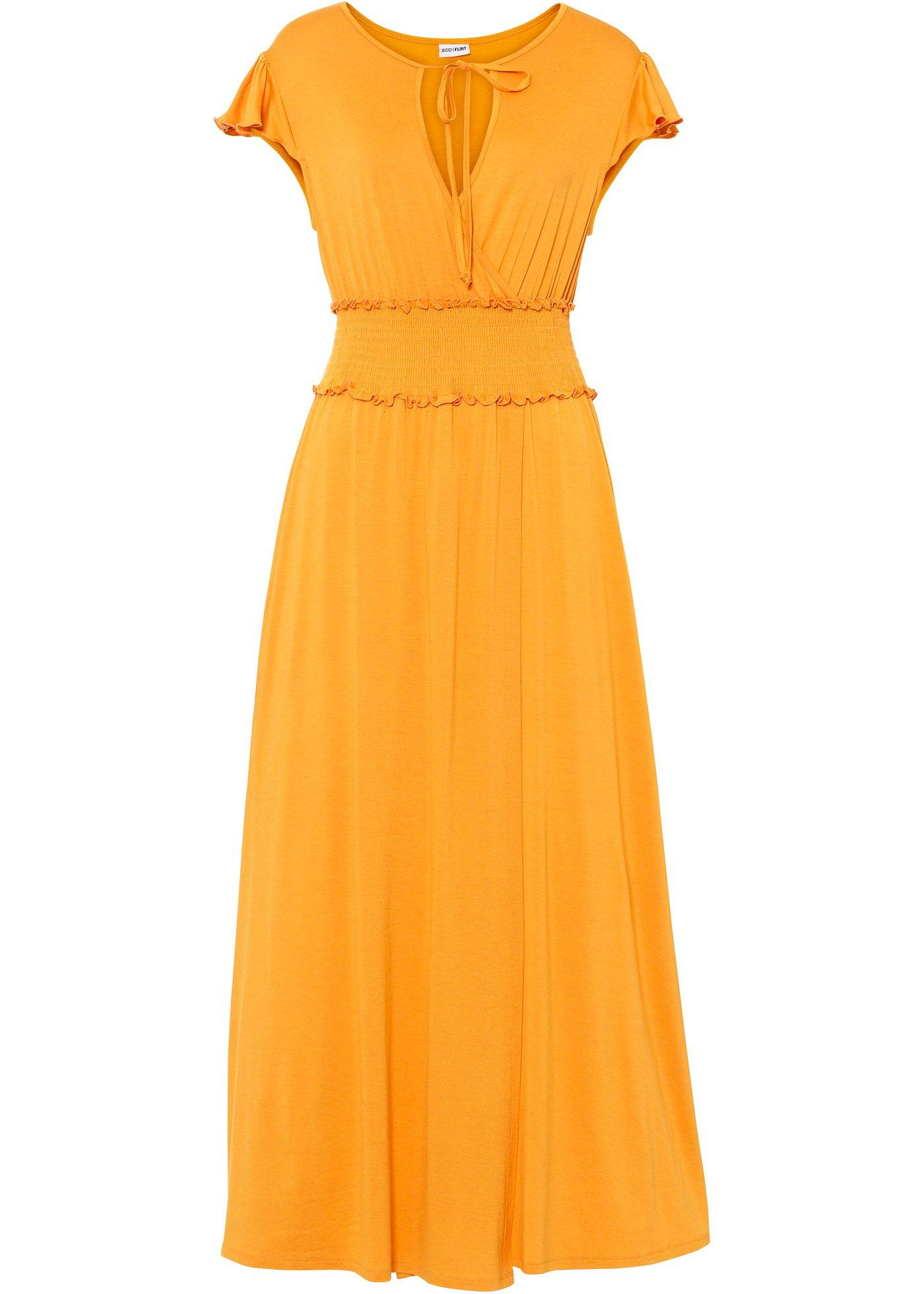 Robe en jersey avec smock