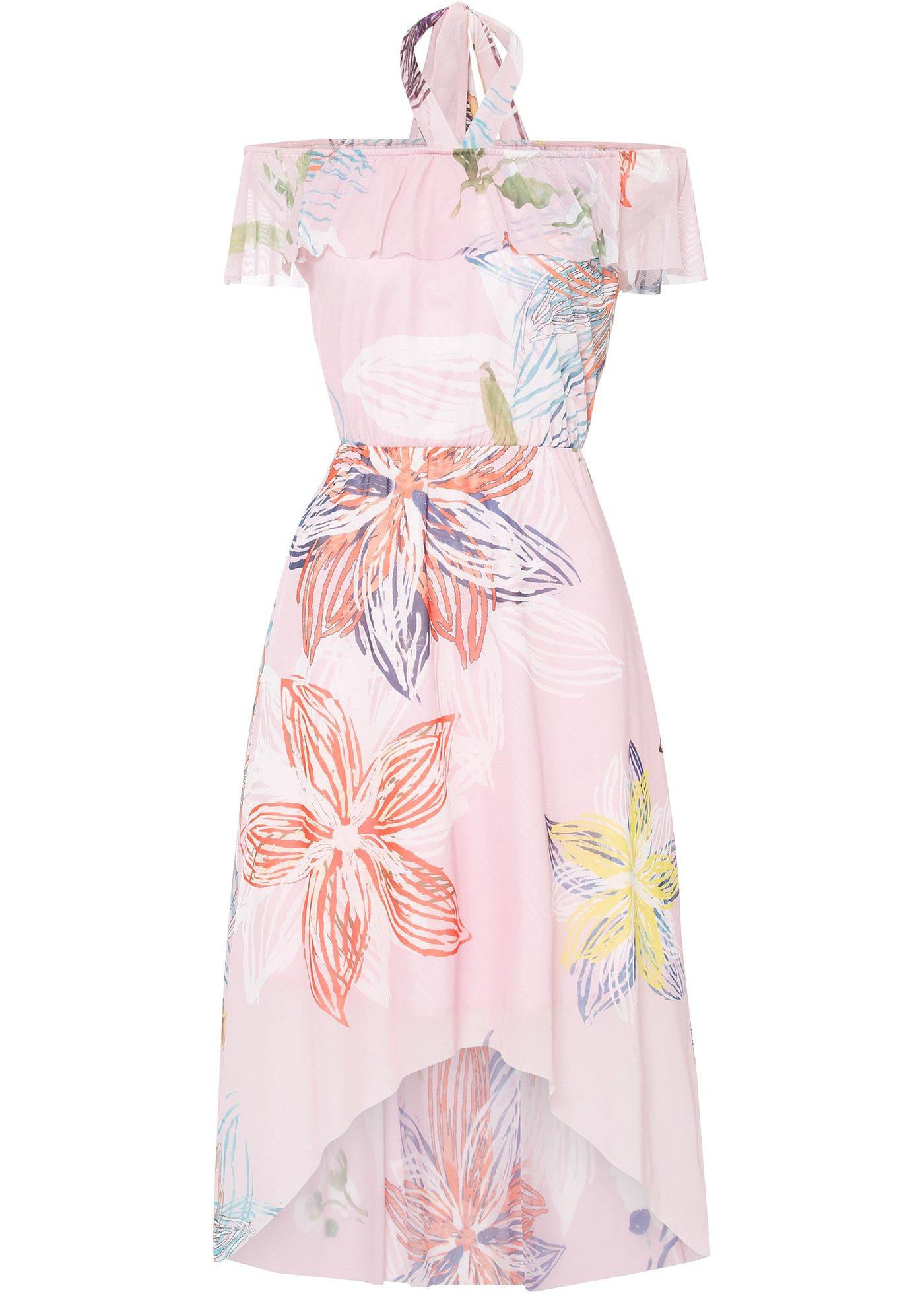 Robe en mesh imprimée