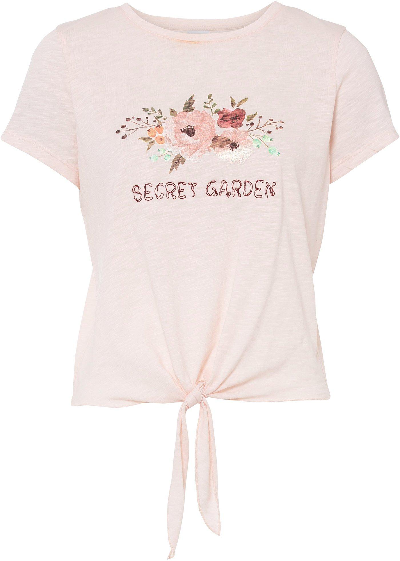 T-shirt avec détail nœud