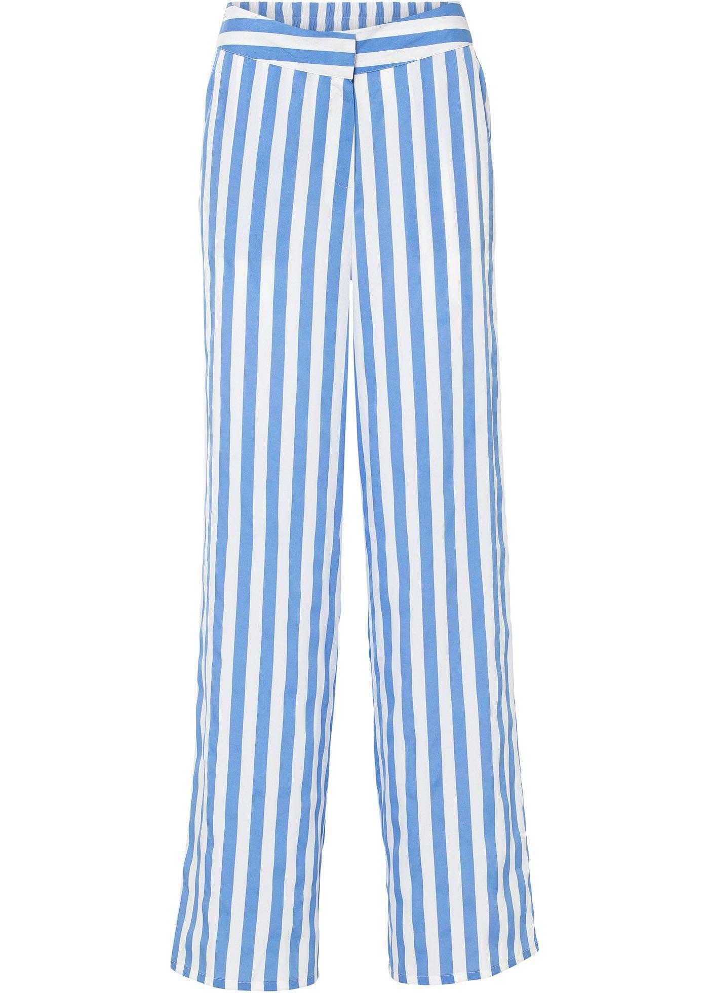 Pantalon palazzo, taille haute