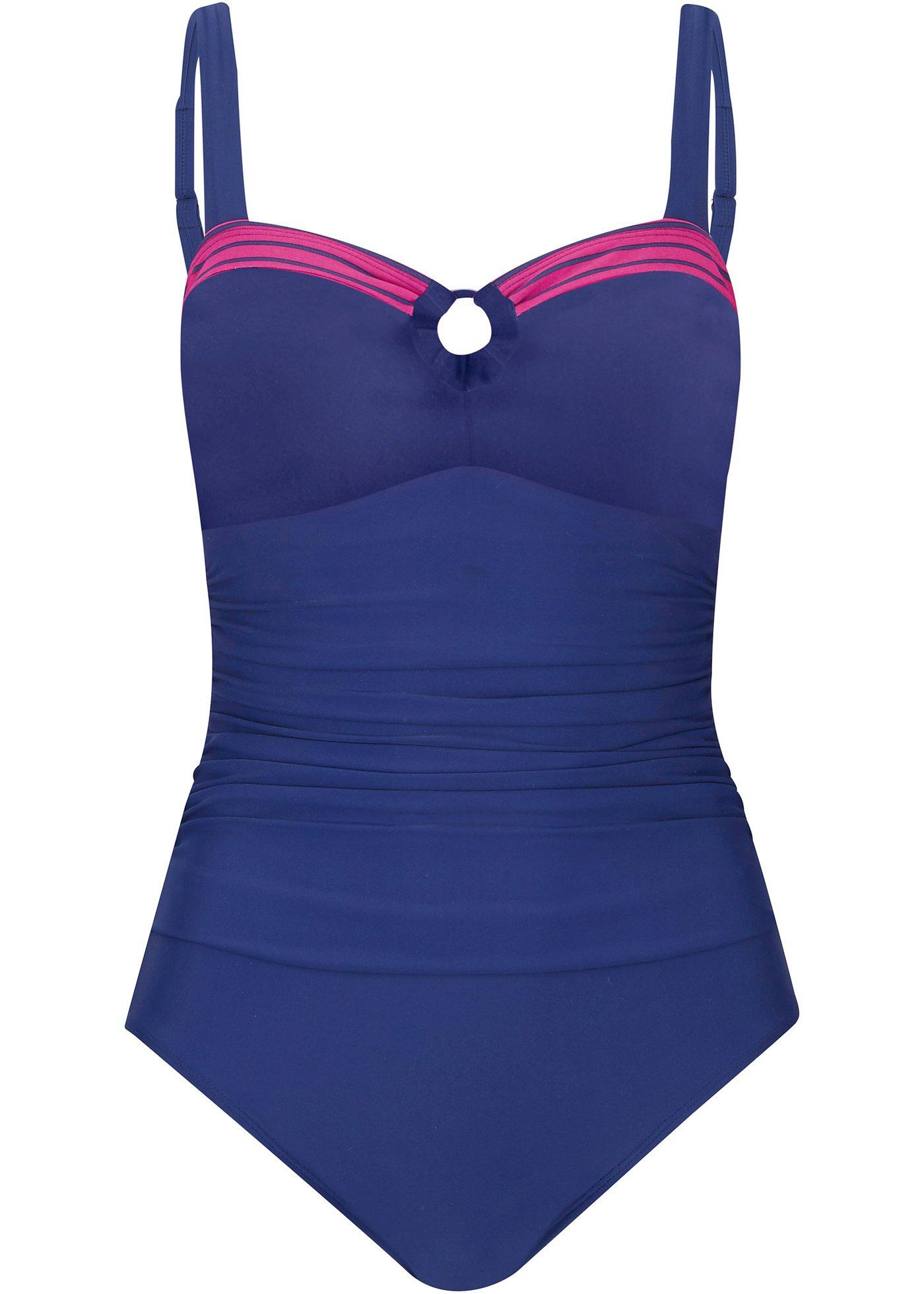 Maillot 1 pièce sculptant avec polyamide recyclé, effet sculptant fort