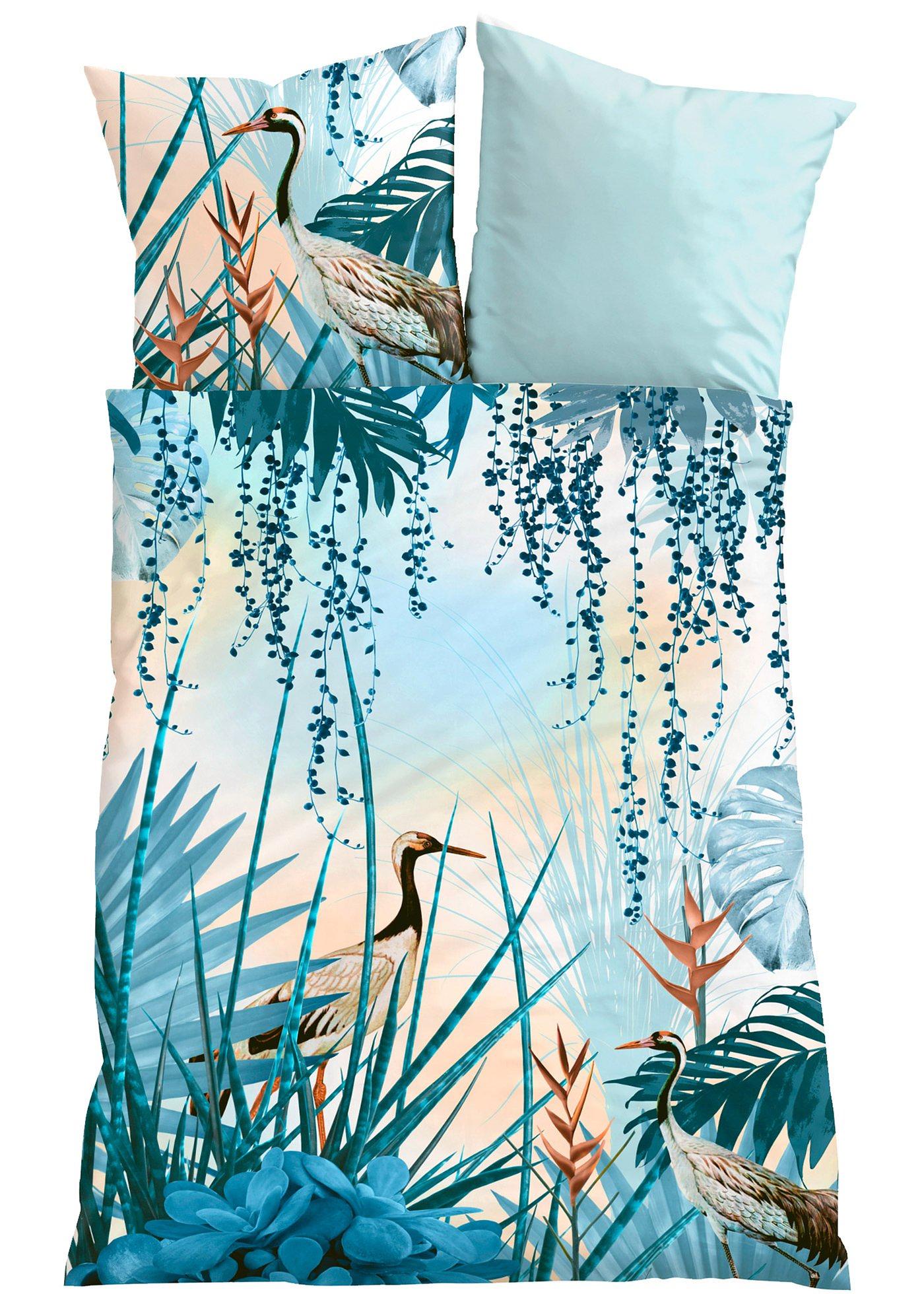 Parure de lit réversible avec grue