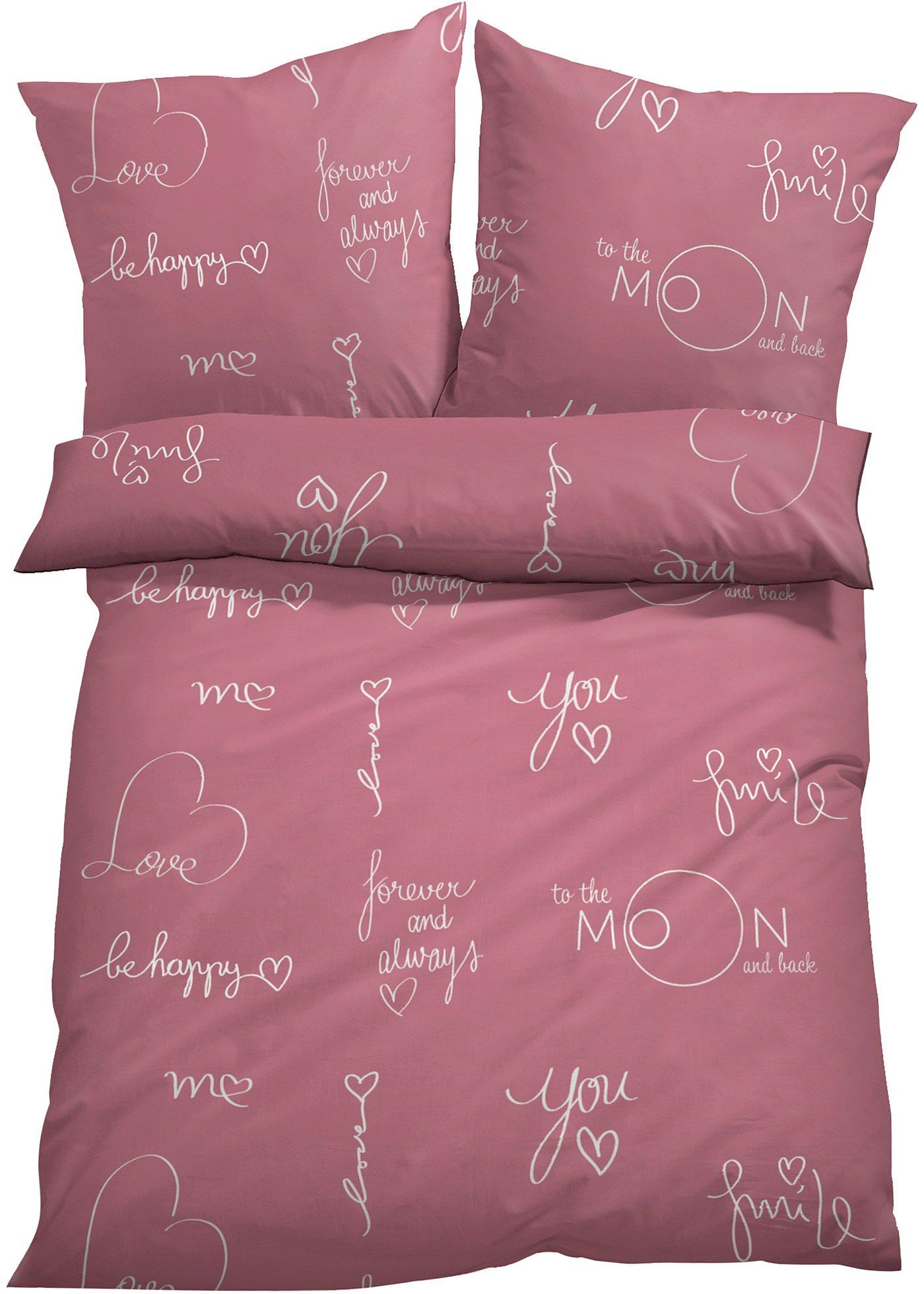 Parure de lit avec messages