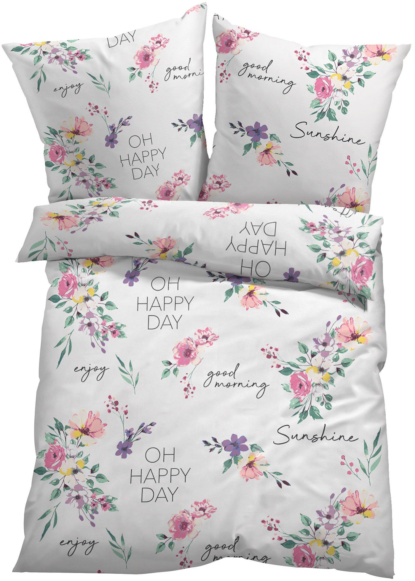 Parure de lit avec messages