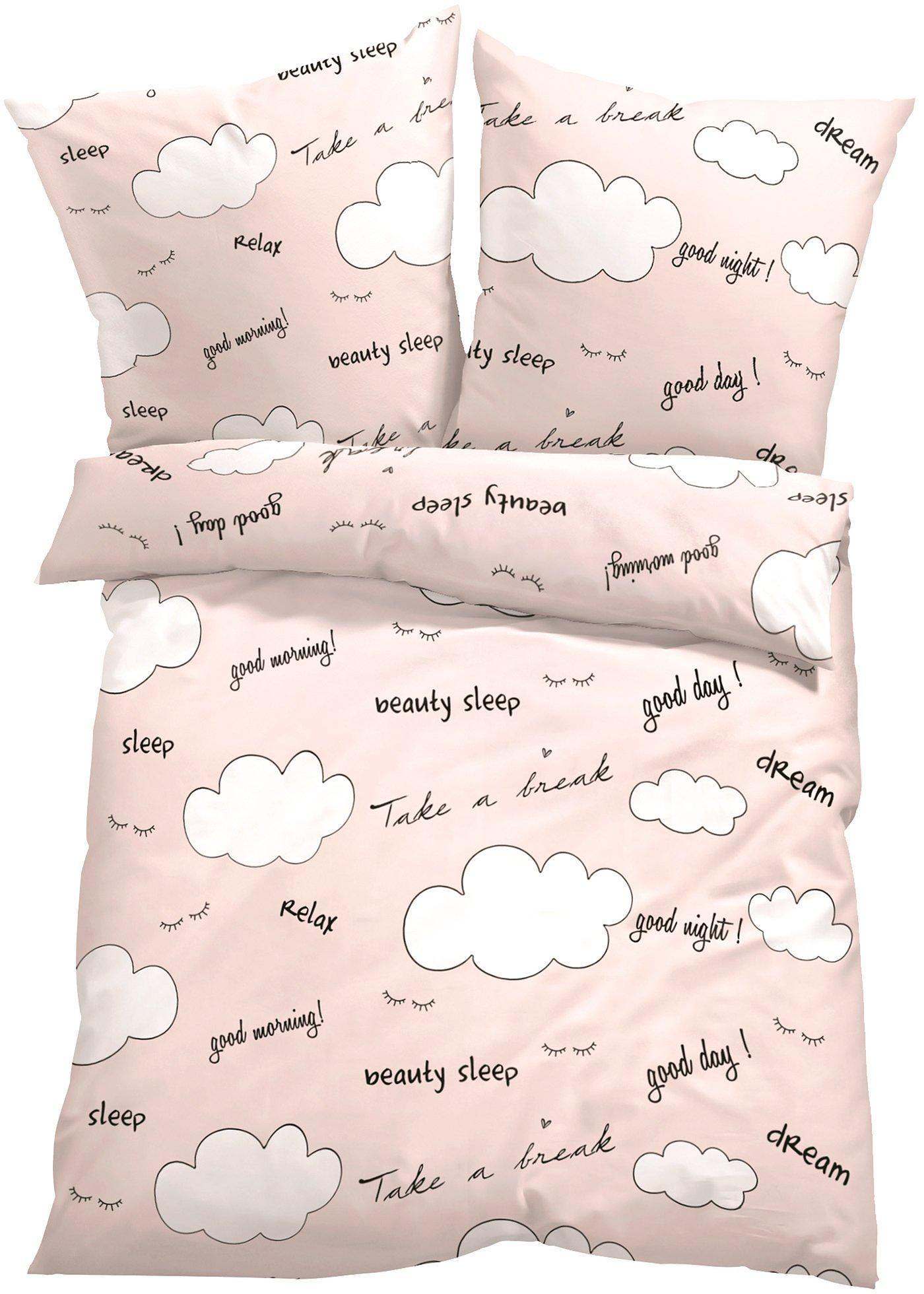 Parure de lit avec messages