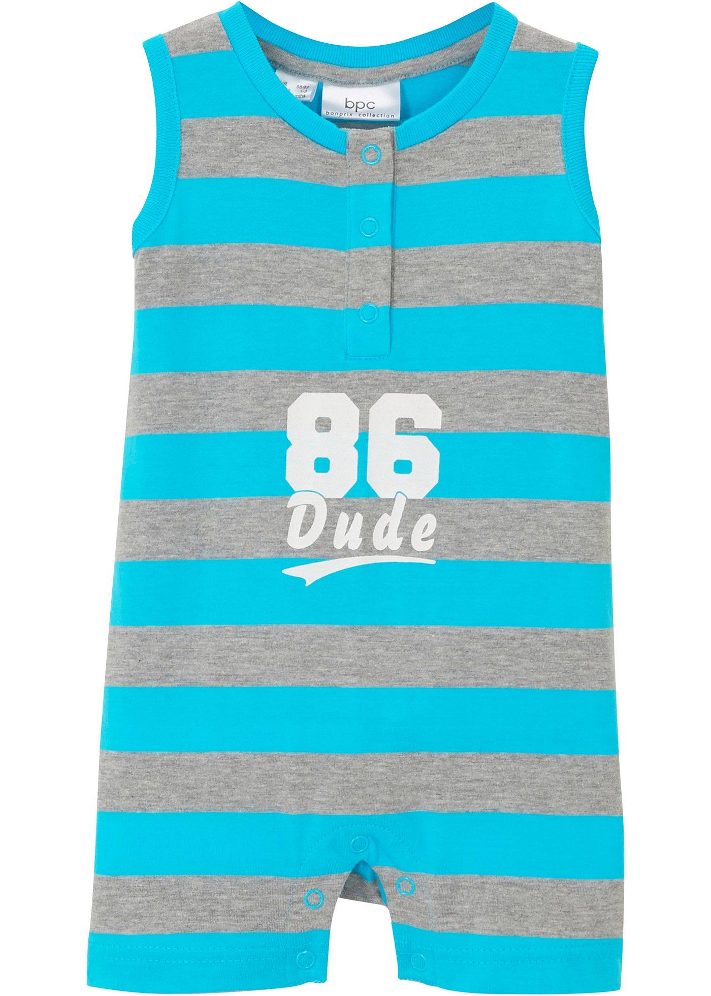 Combinaison bébé manches courtes coton bio