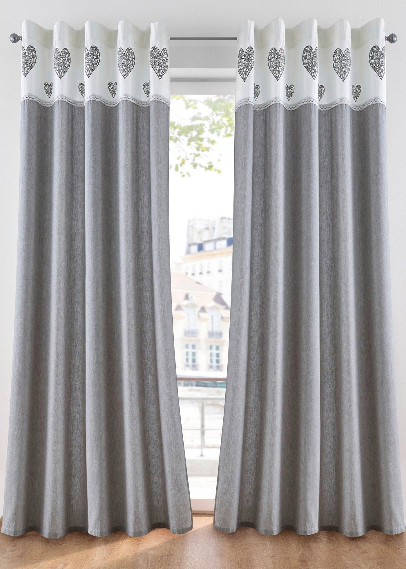 Panneau coton bio à imprimé cœur (1 pce.)