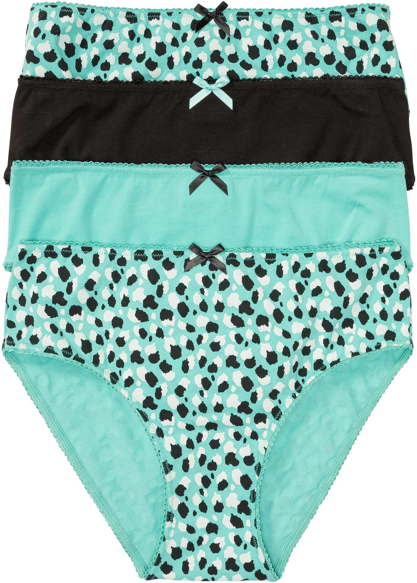 Lot de 4 maxi slips avec coton bio