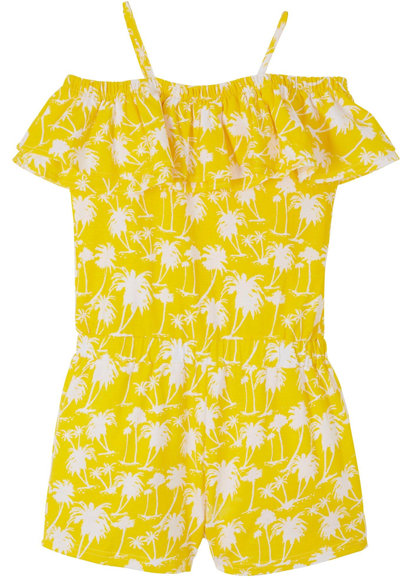 Combi short fille en coton bio