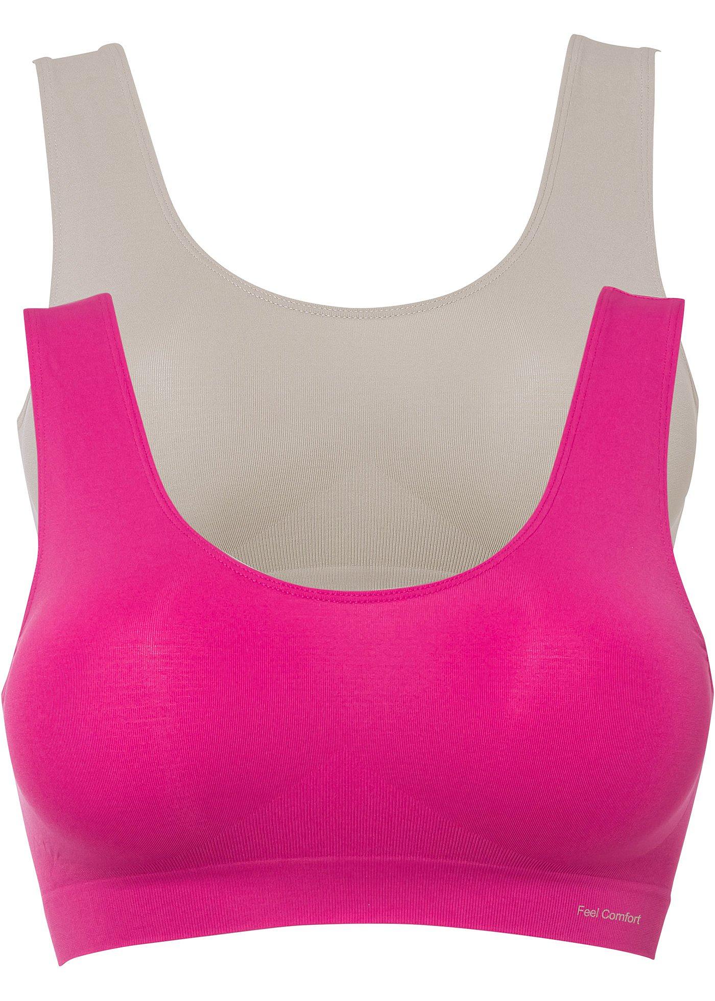 Lot de 2 brassières sans coutures Feel Comfort