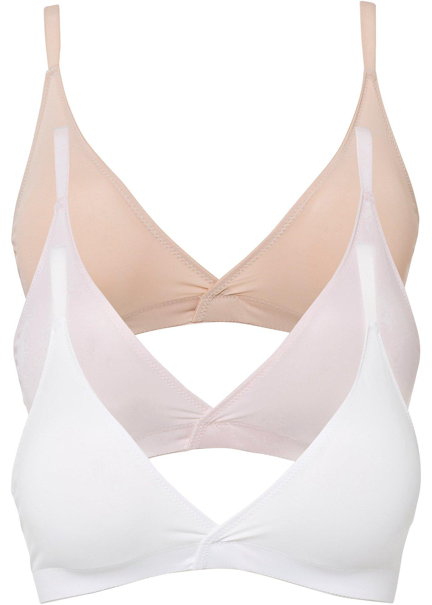 Lot de 3 soutiens-gorge sans armatures Feel Comfort