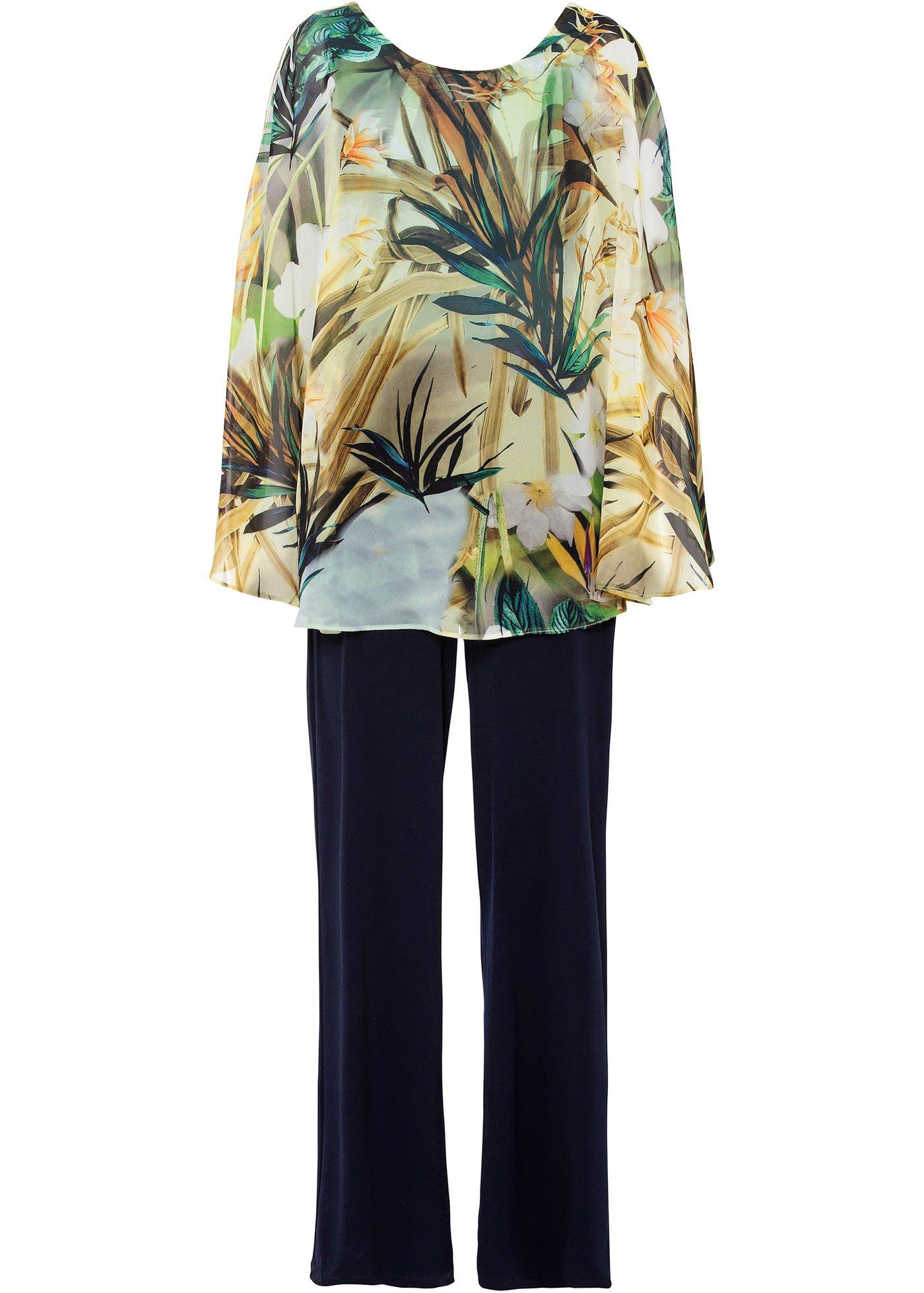 Combinaison à motif floral