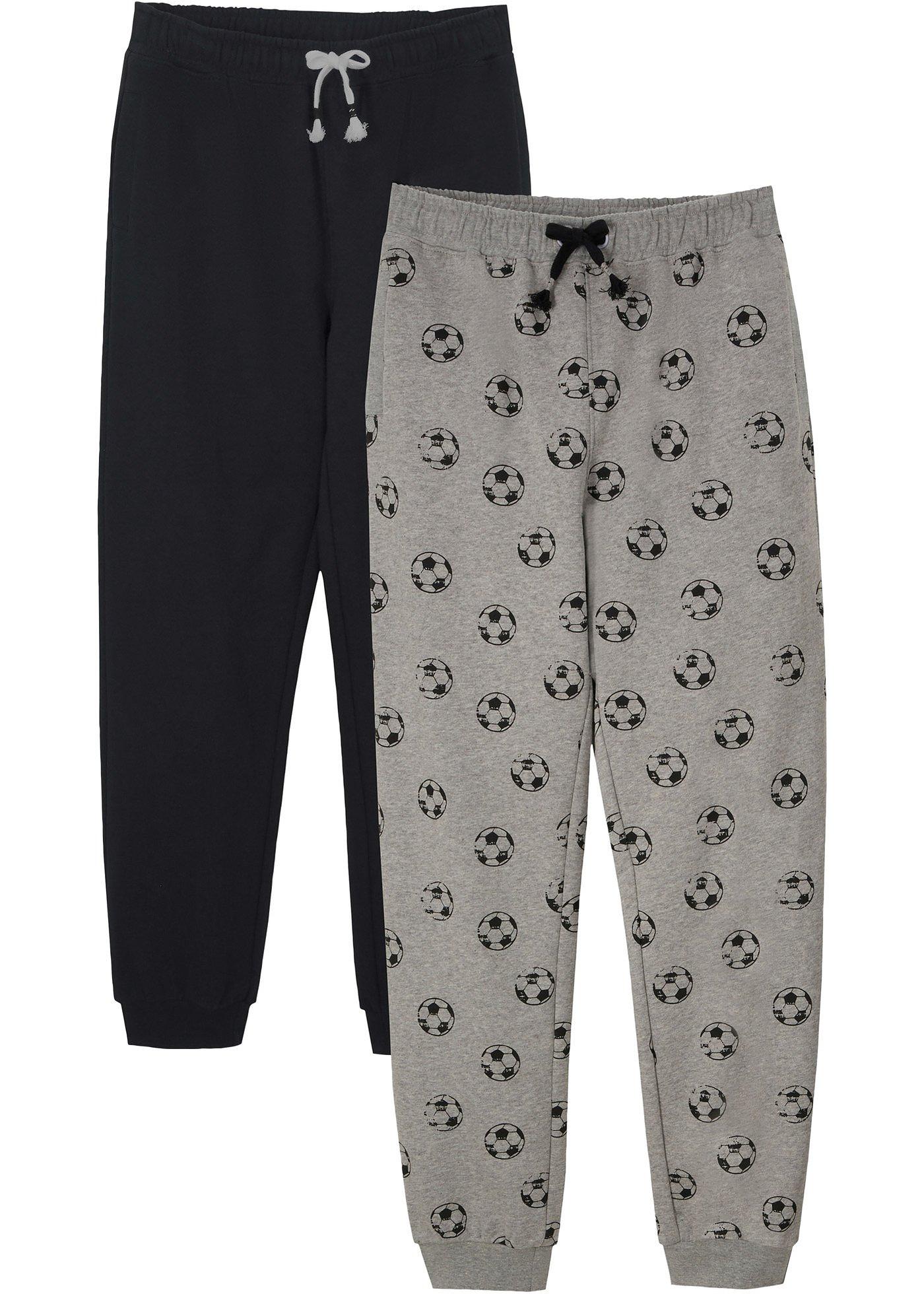 Lot de 2 pantalons sweat garçon en coton bio