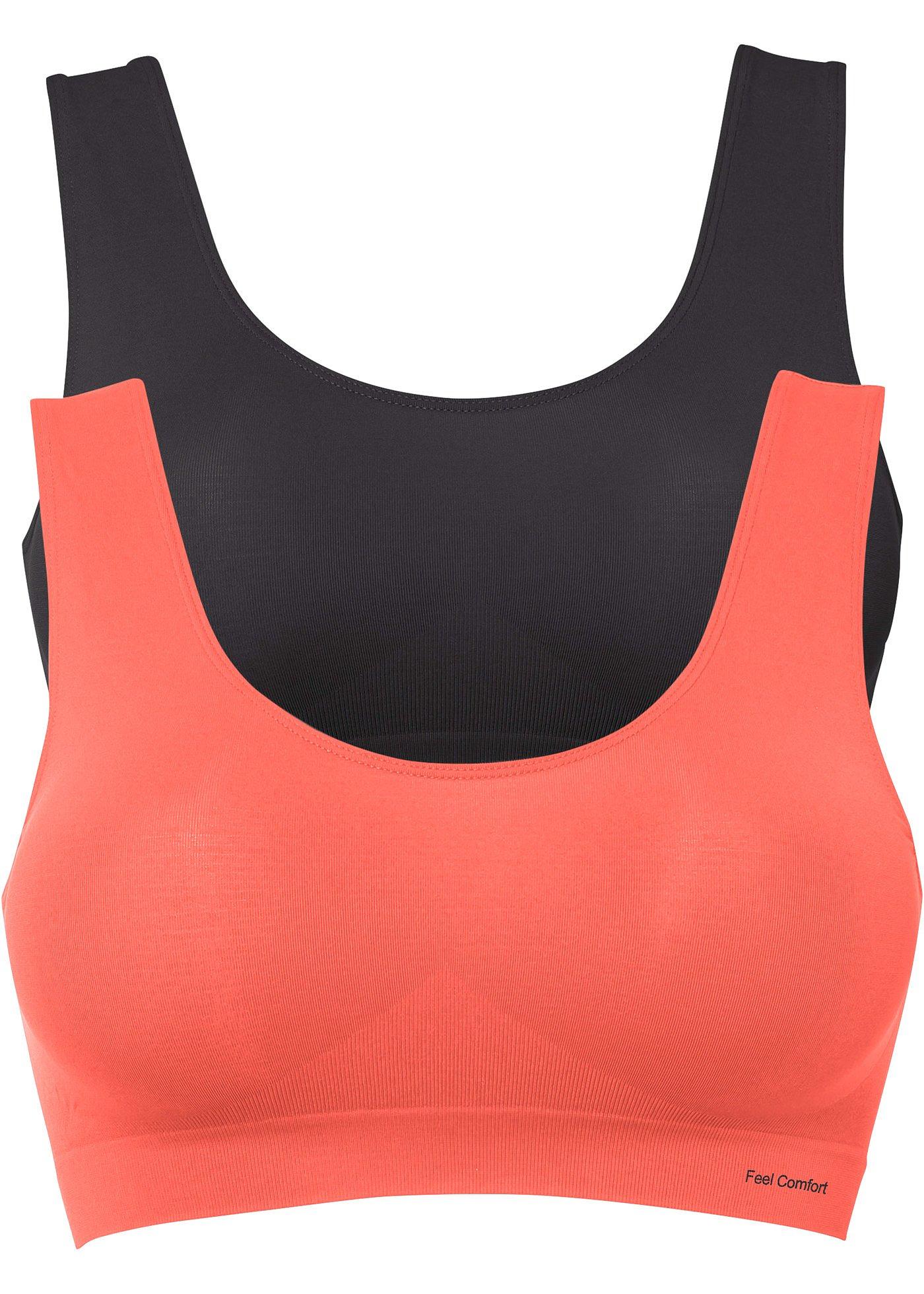 Lot de 2 brassières sans coutures Feel Comfort