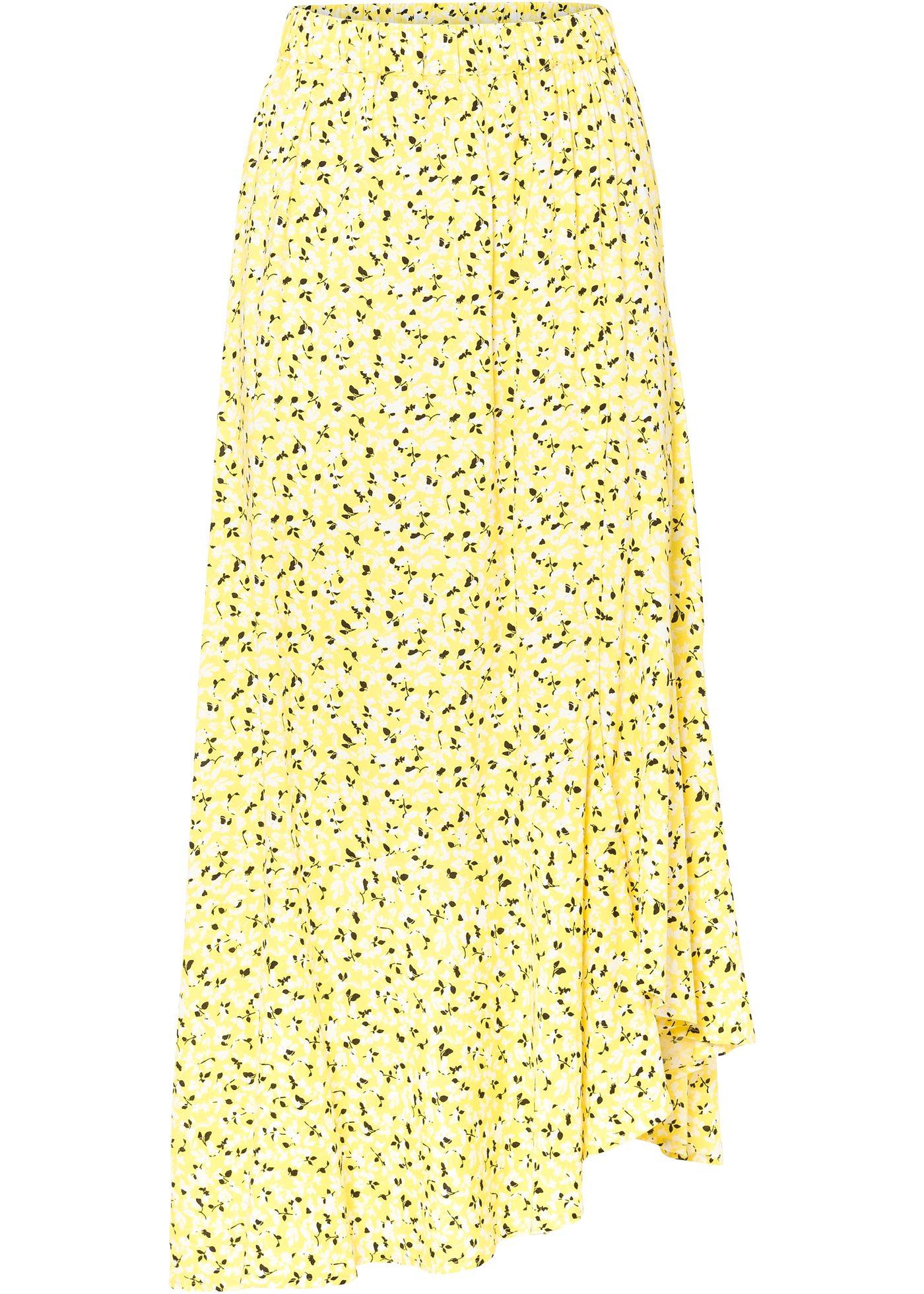 Jupe à volant en viscose durable