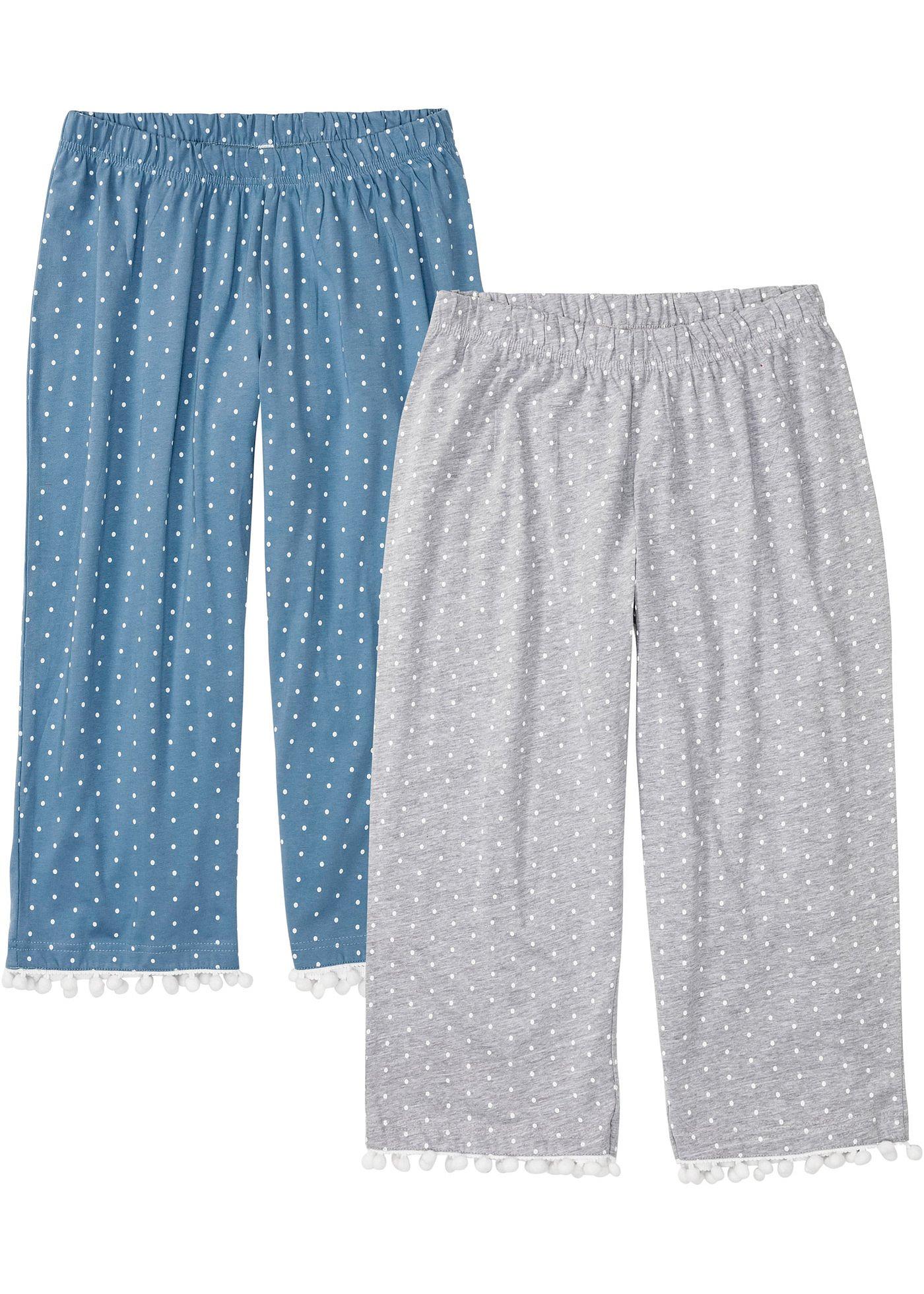 Lot de 2 corsaires de pyjama avec coton bio