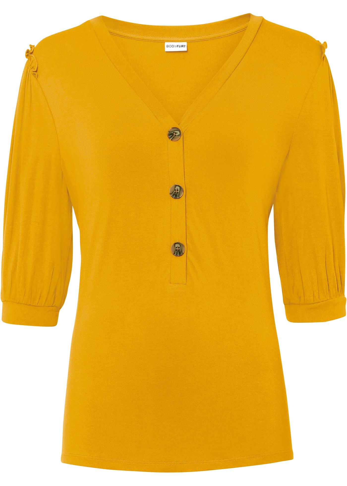 T-shirt à manches ballon en viscose durable