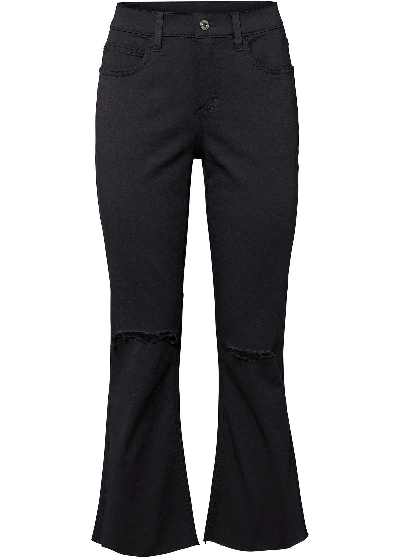 Pantalon extensible évasé 7/8 en coton bio