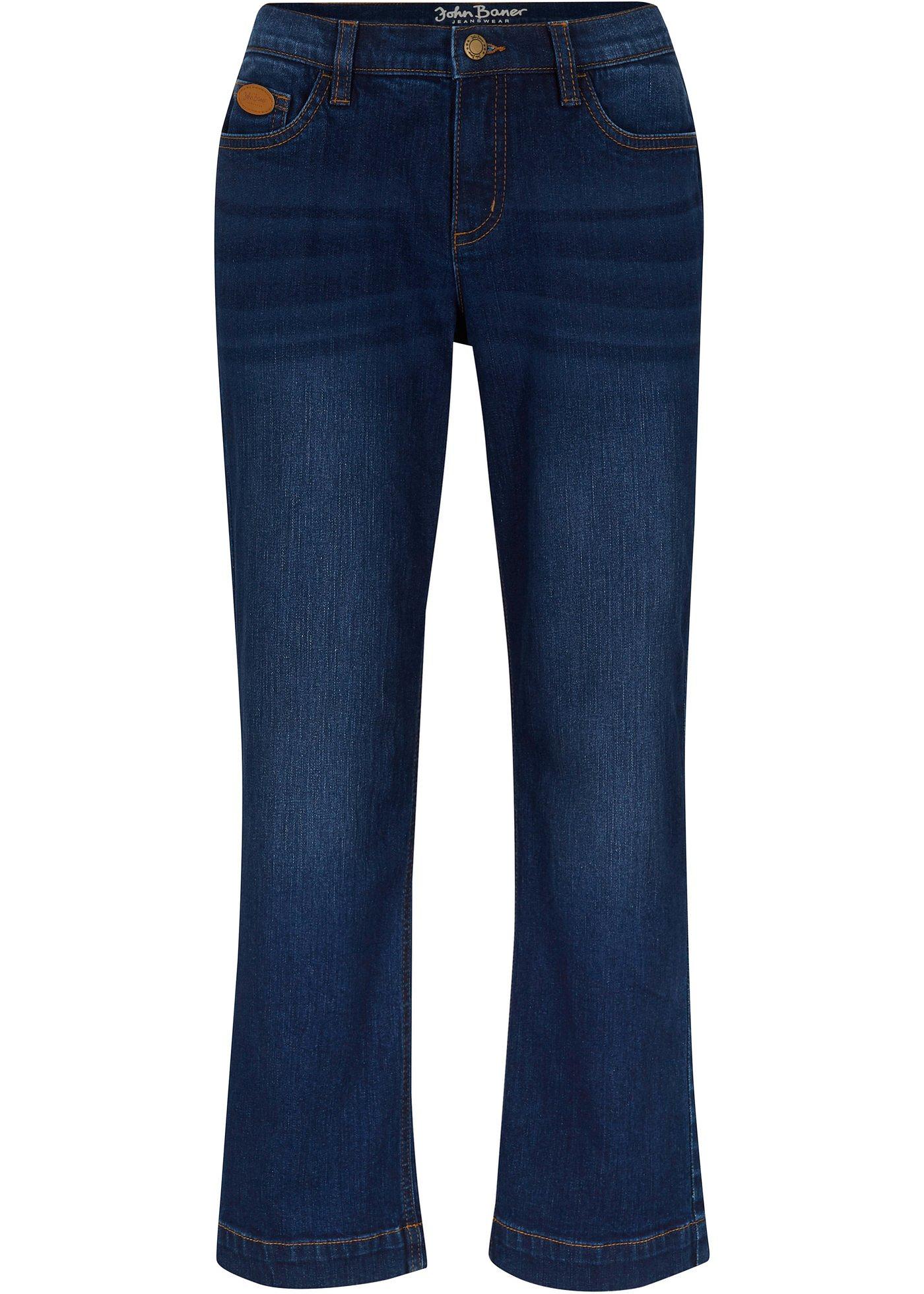 Jean 7/8 Wide Fit en coton bio