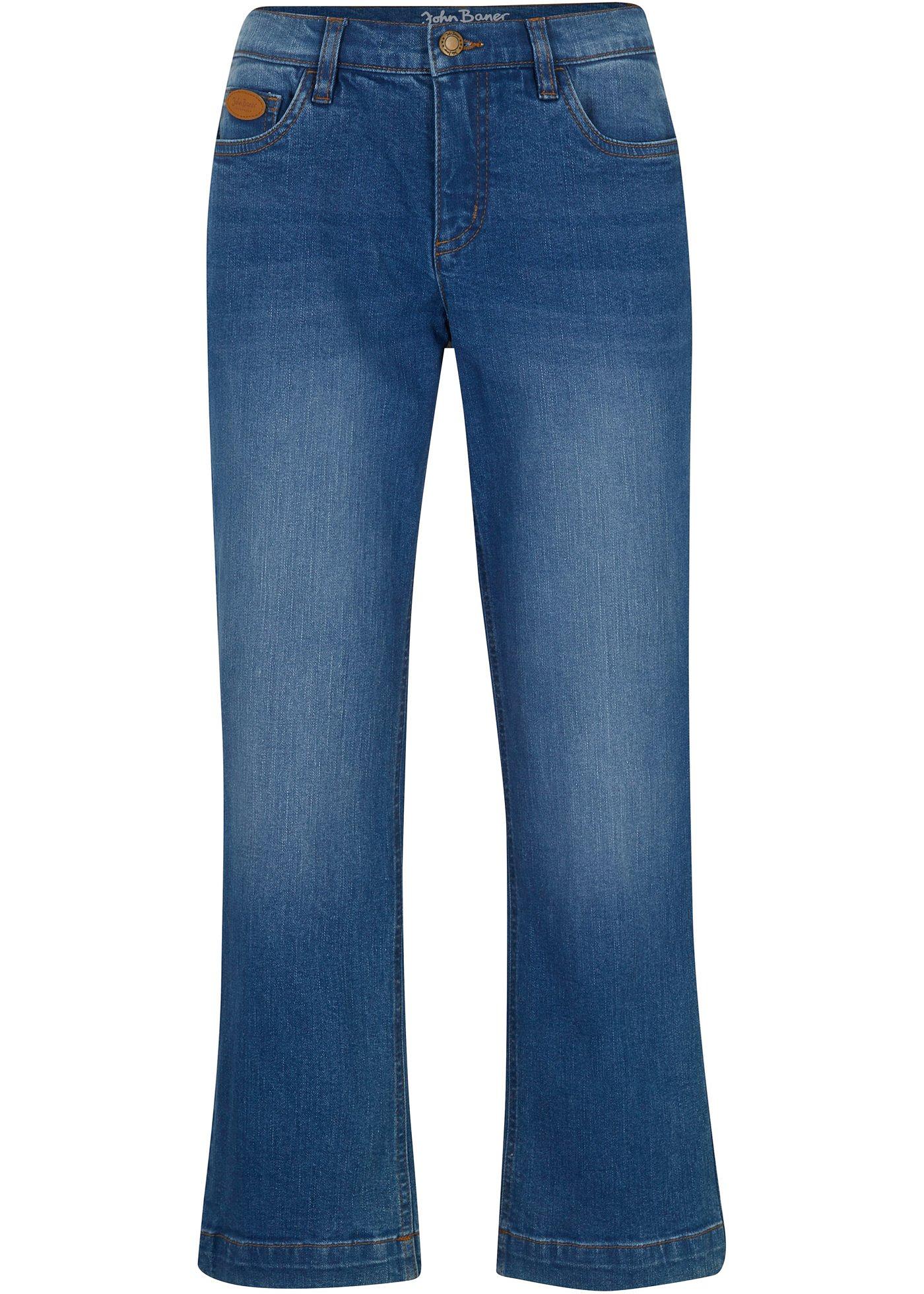 Jean 7/8 Wide Fit en coton bio