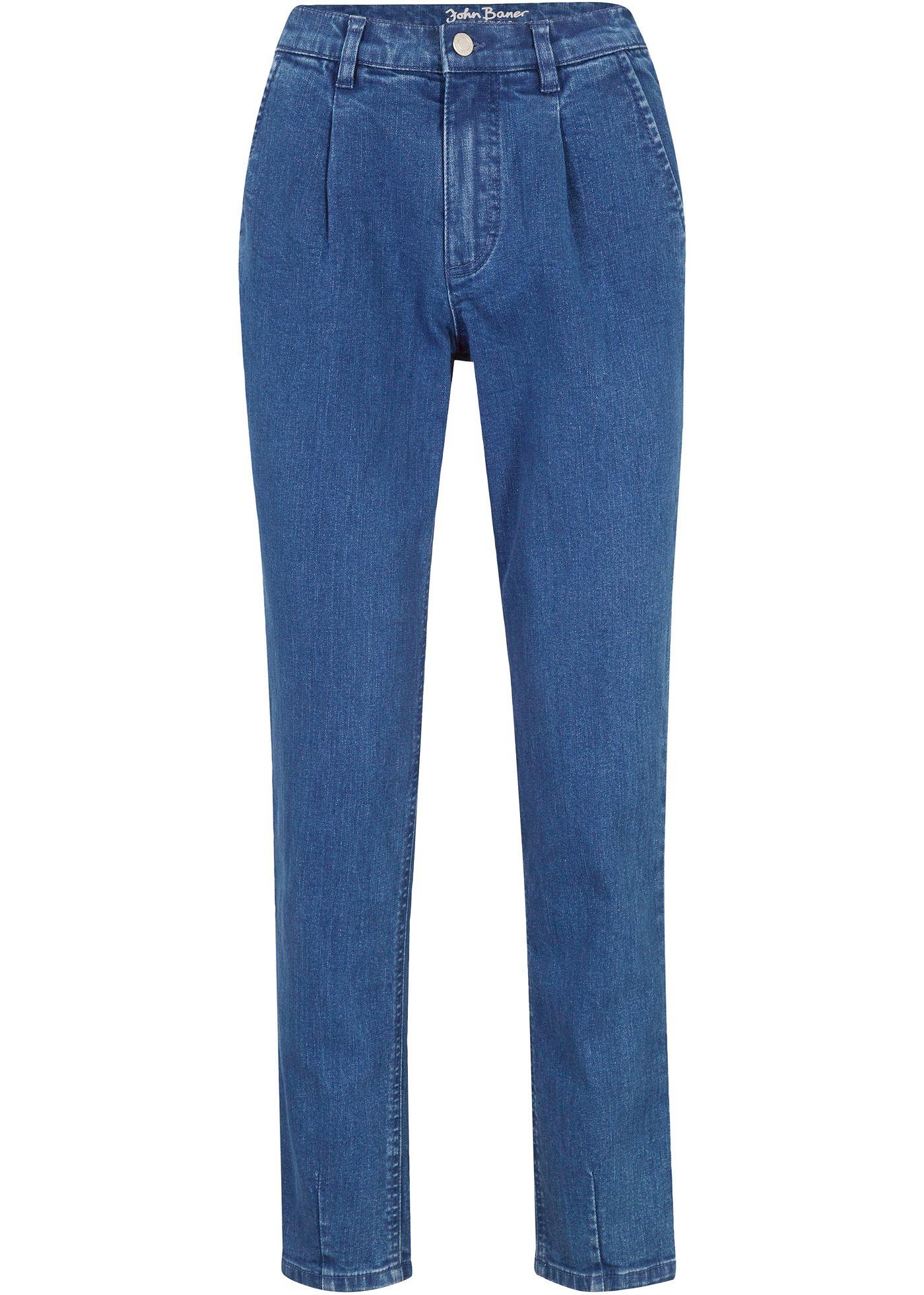 Jean extensible en coton bio, coupe en O