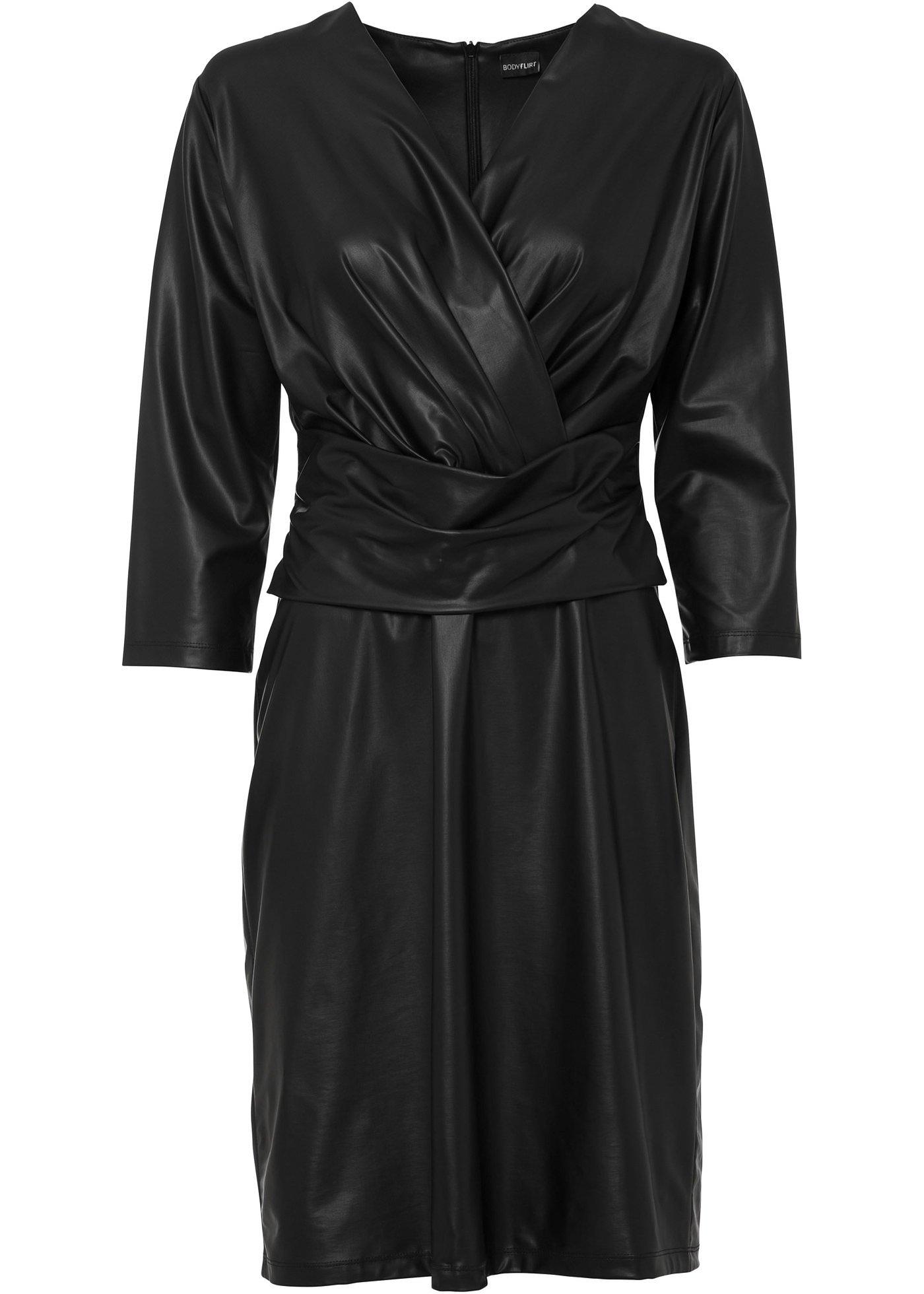 Robe synthétique imitation cuir