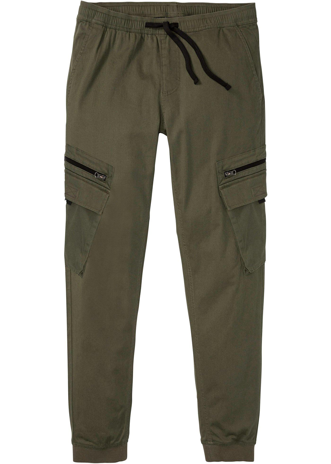 Pantalon taille extensible avec poches cargo, Regular Fit