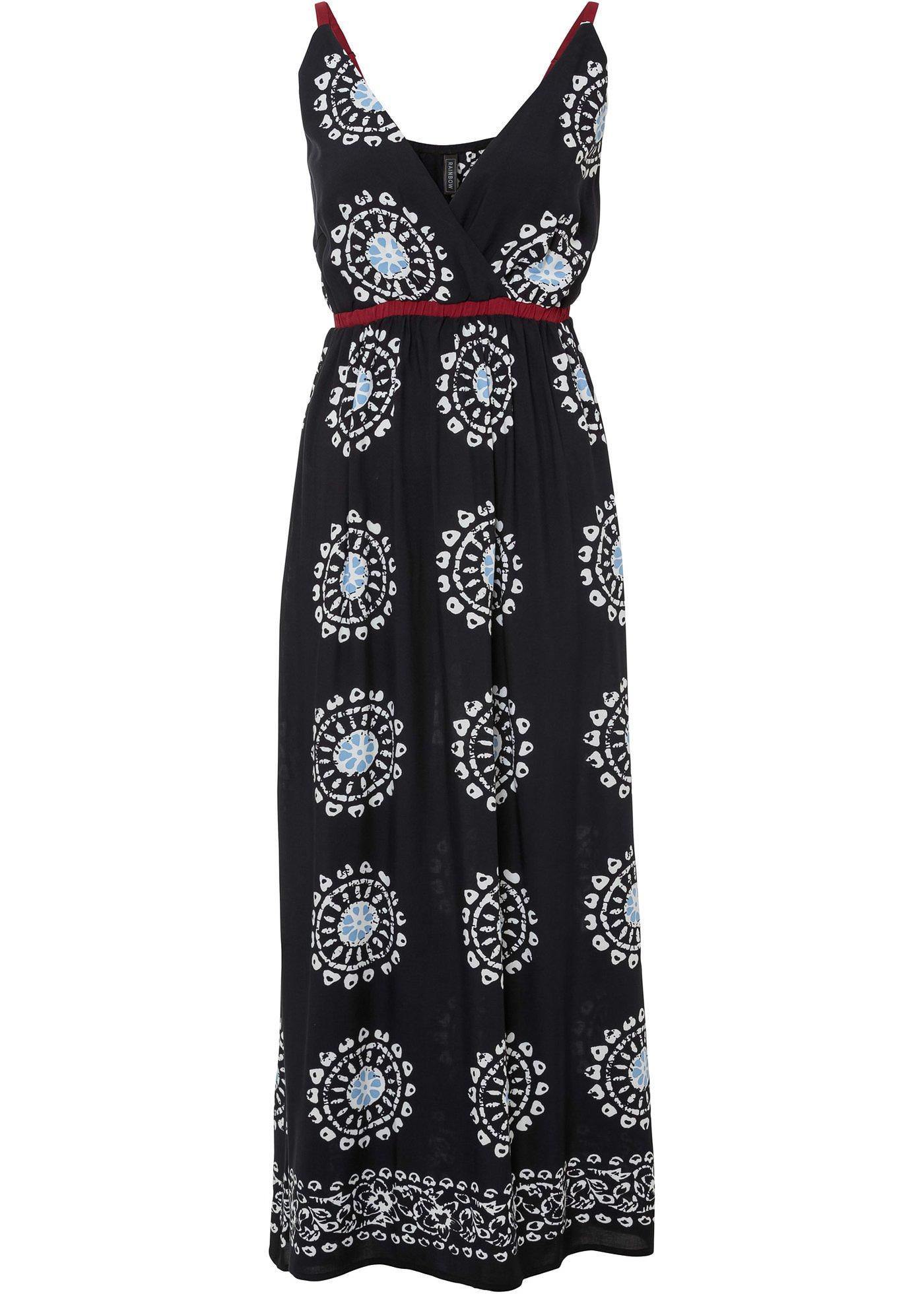 Robe en jersey avec décolleté en V