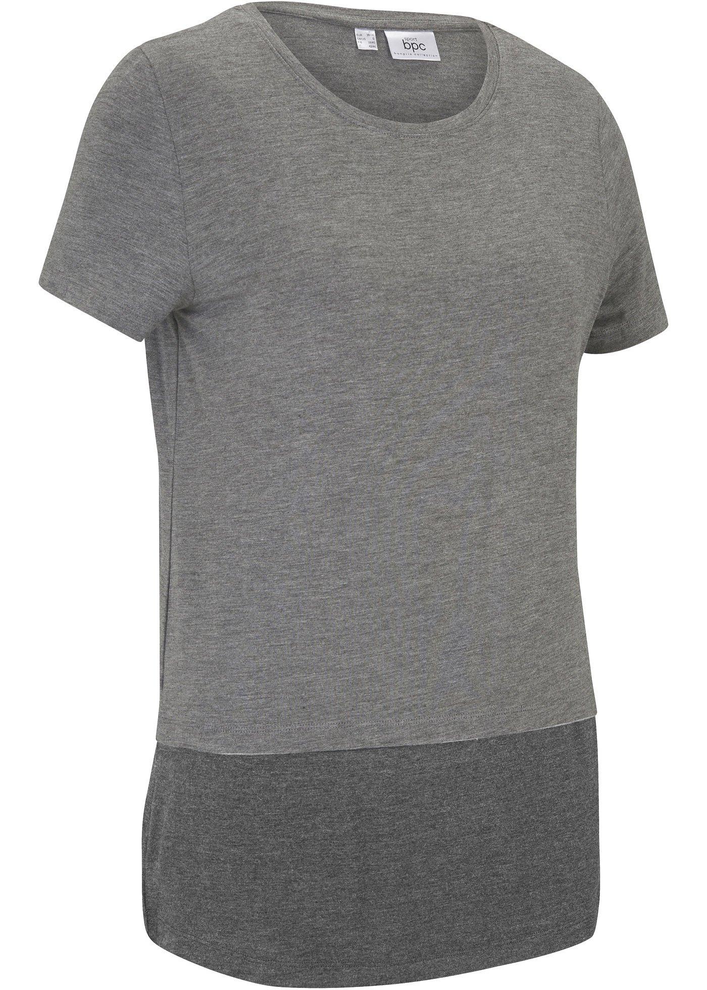 T-shirt de sport avec viscose durable, manches courtes